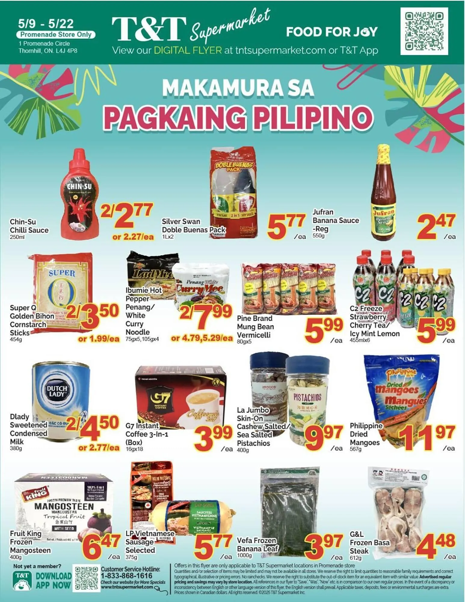 T&T Supermarket flyer from May 9 to May 22 2025 - flyer page 1