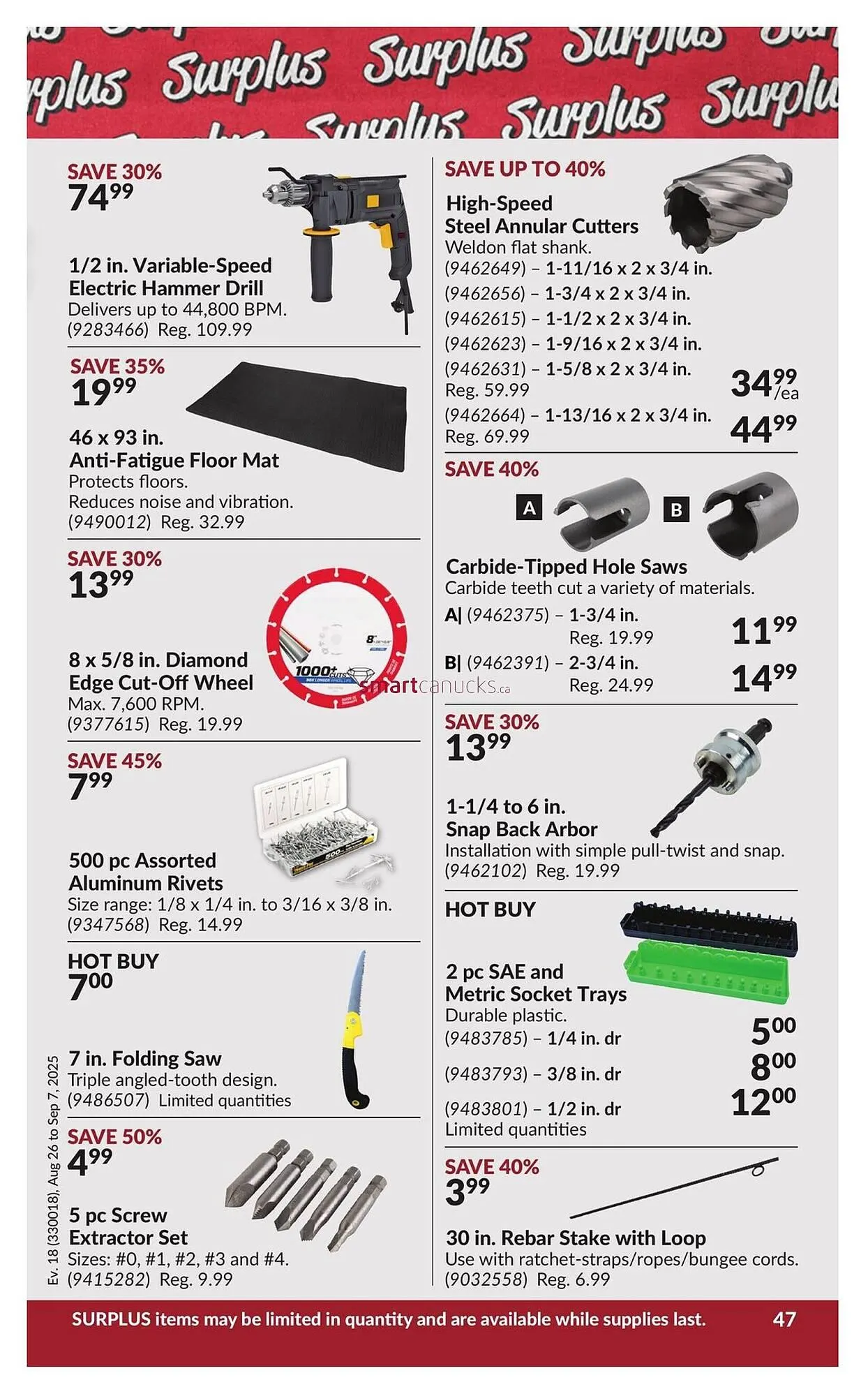 Princess Auto flyer from August 26 to September 7 2025 - flyer page 53