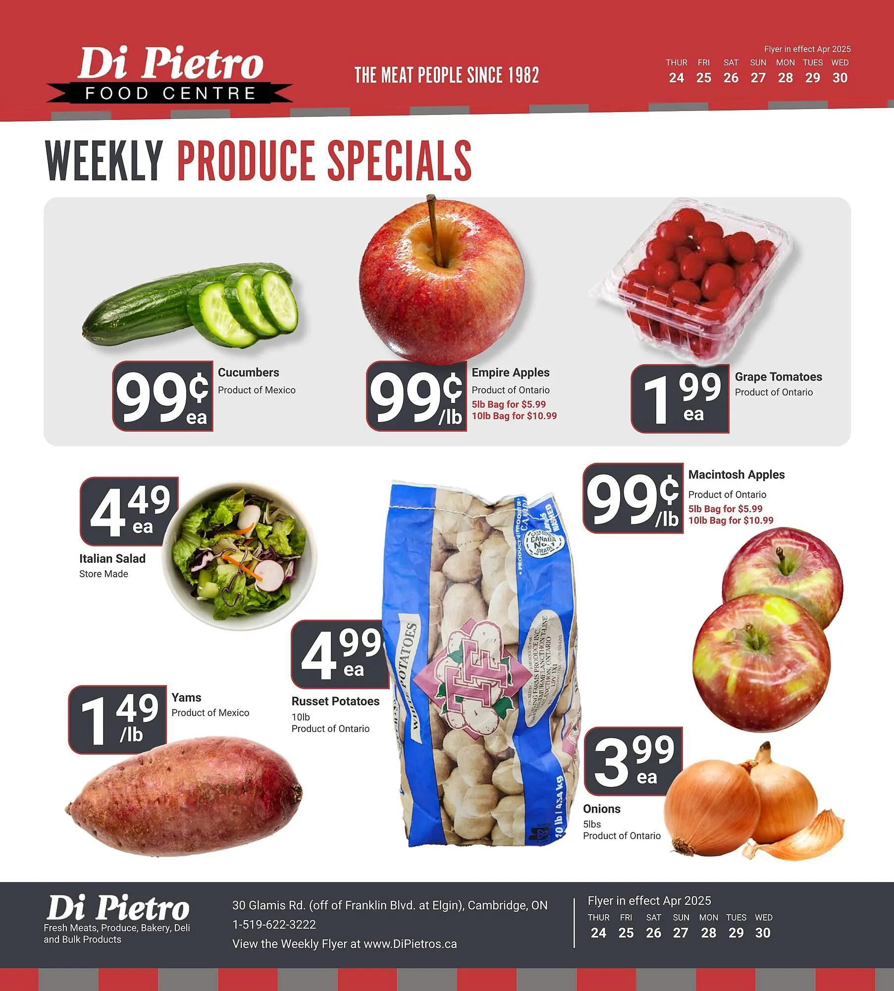 Di Pietro flyer from April 24 to April 30 2025 - flyer page 5