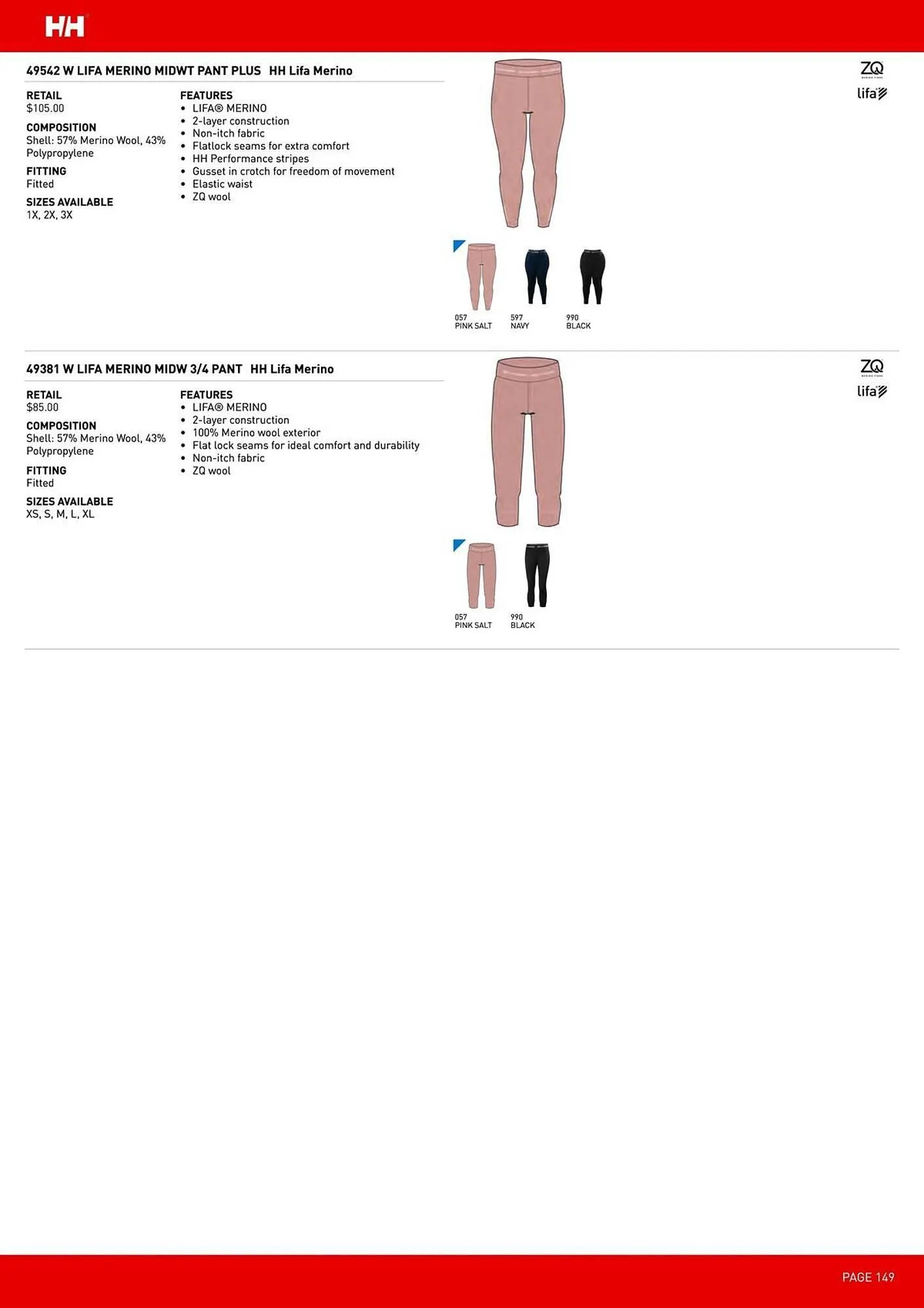 Helly Hansen flyer from September 11 to February 28 2026 - flyer page 149