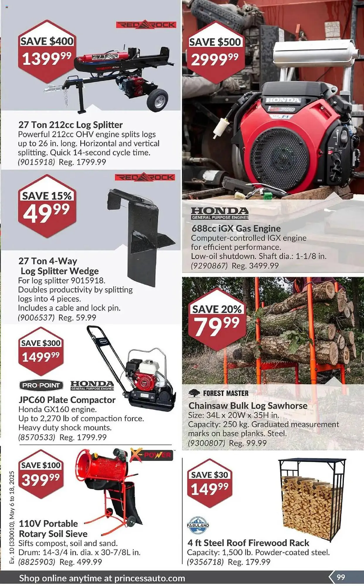Princess Auto flyer from May 6 to May 18 2025 - flyer page 104
