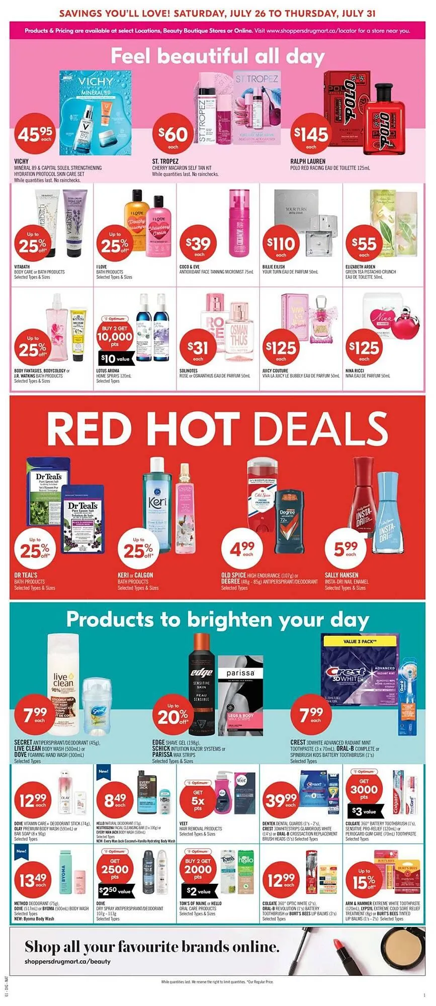 Shoppers Drug Mart flyer from July 24 to July 31 2025 - flyer page 15