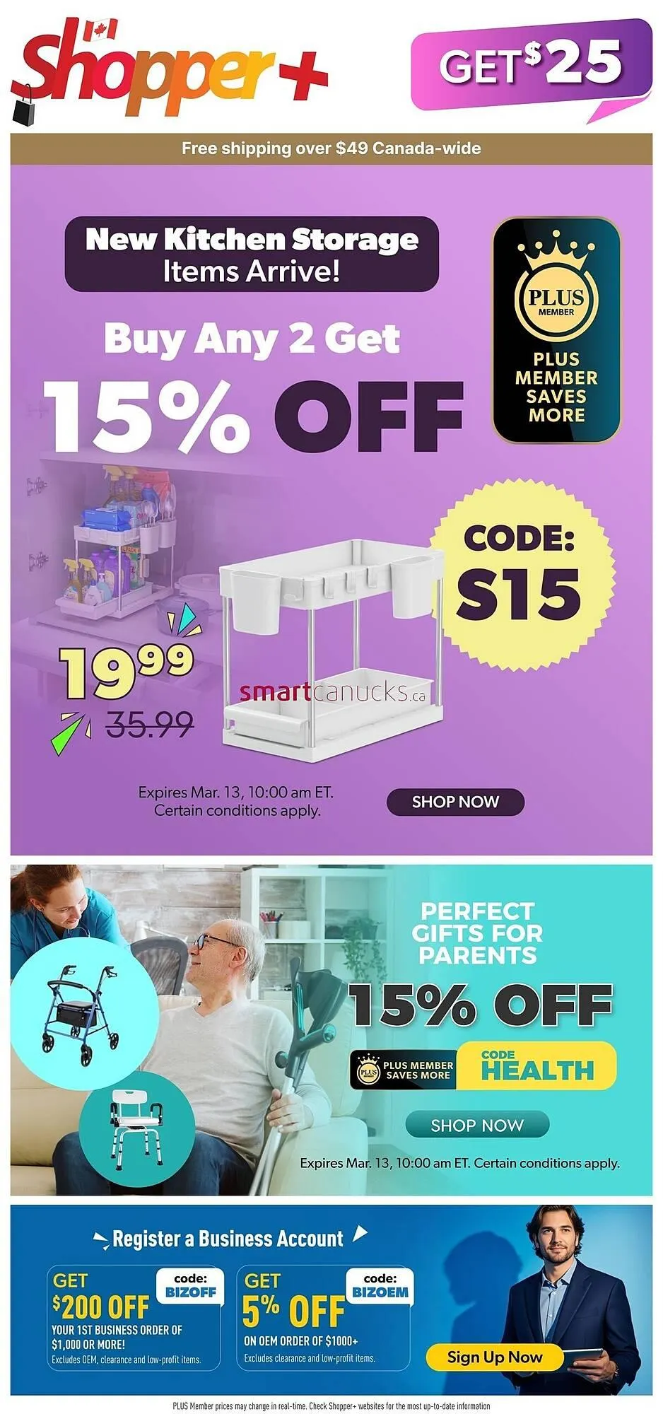 Shopper+ flyer from March 13 to March 19 2025 - flyer page 1