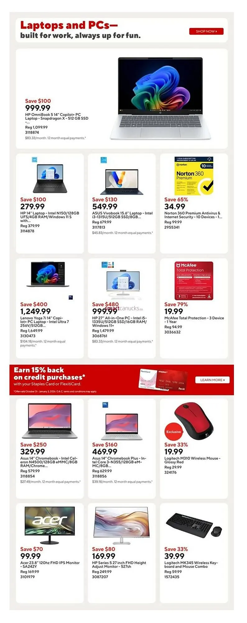 Staples flyer from October 31 to November 6 2025 - flyer page 5