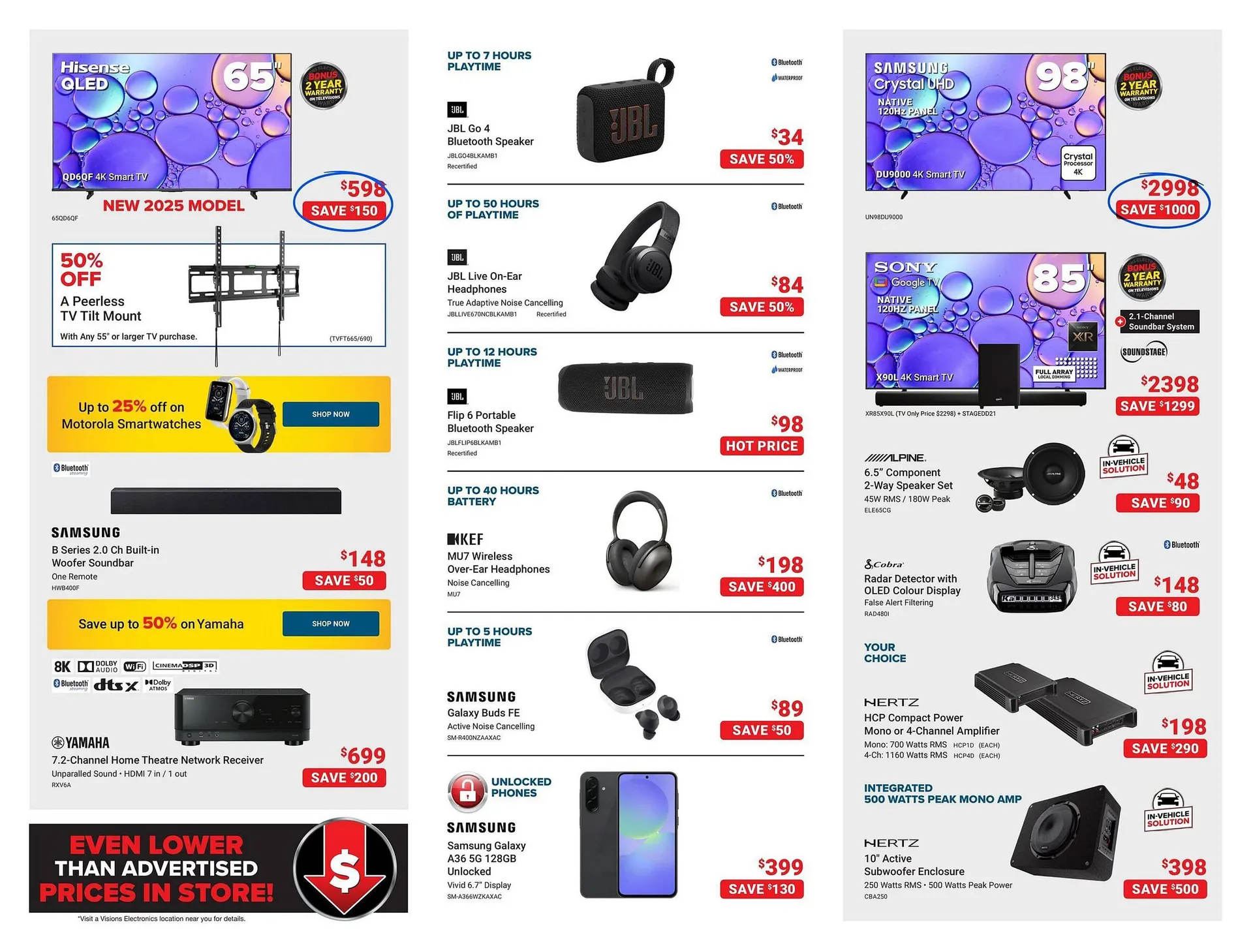 Visions Electronics flyer from August 8 to August 14 2025 - flyer page 2