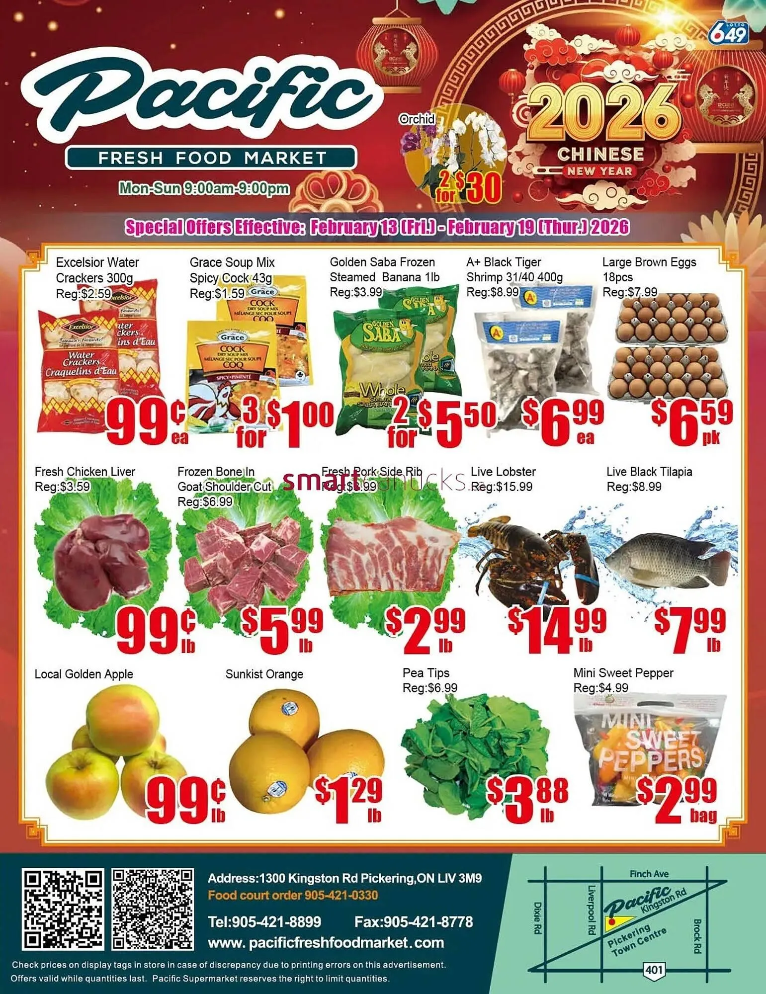 New Pacific Supermarket flyer - 1