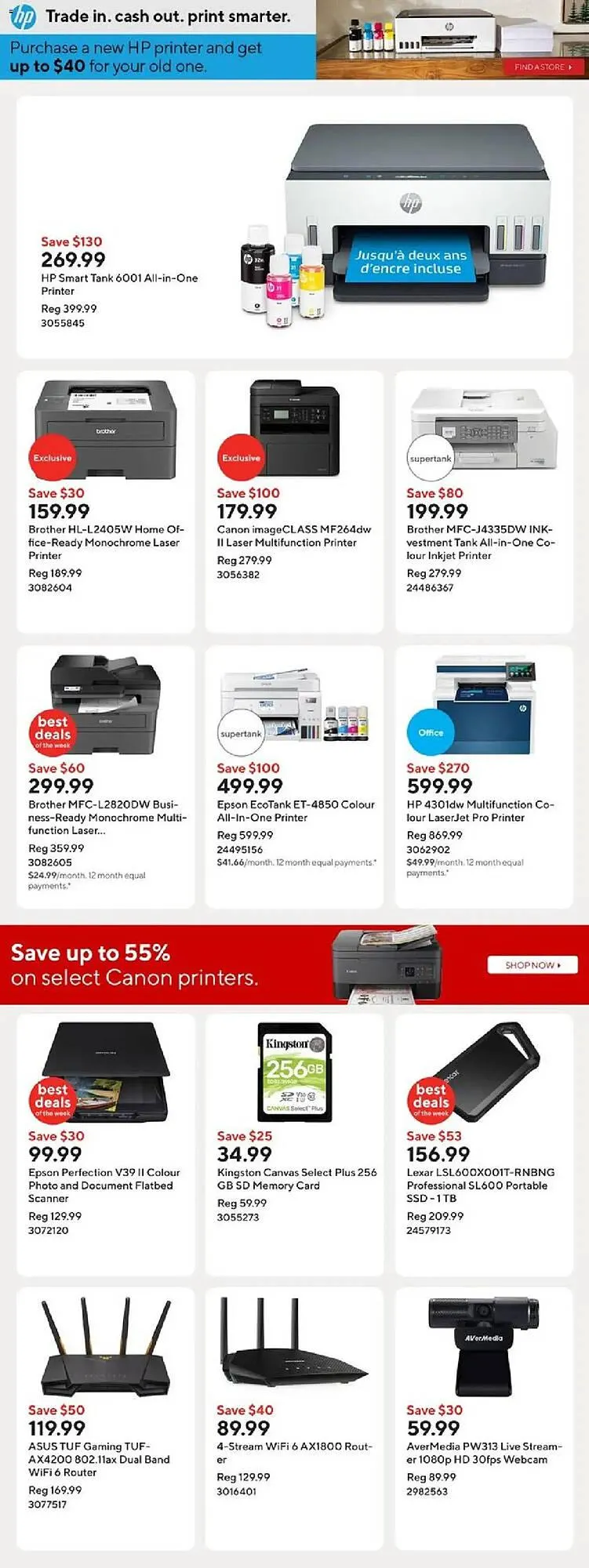 Staples flyer from April 2 to May 8 2025 - flyer page 18