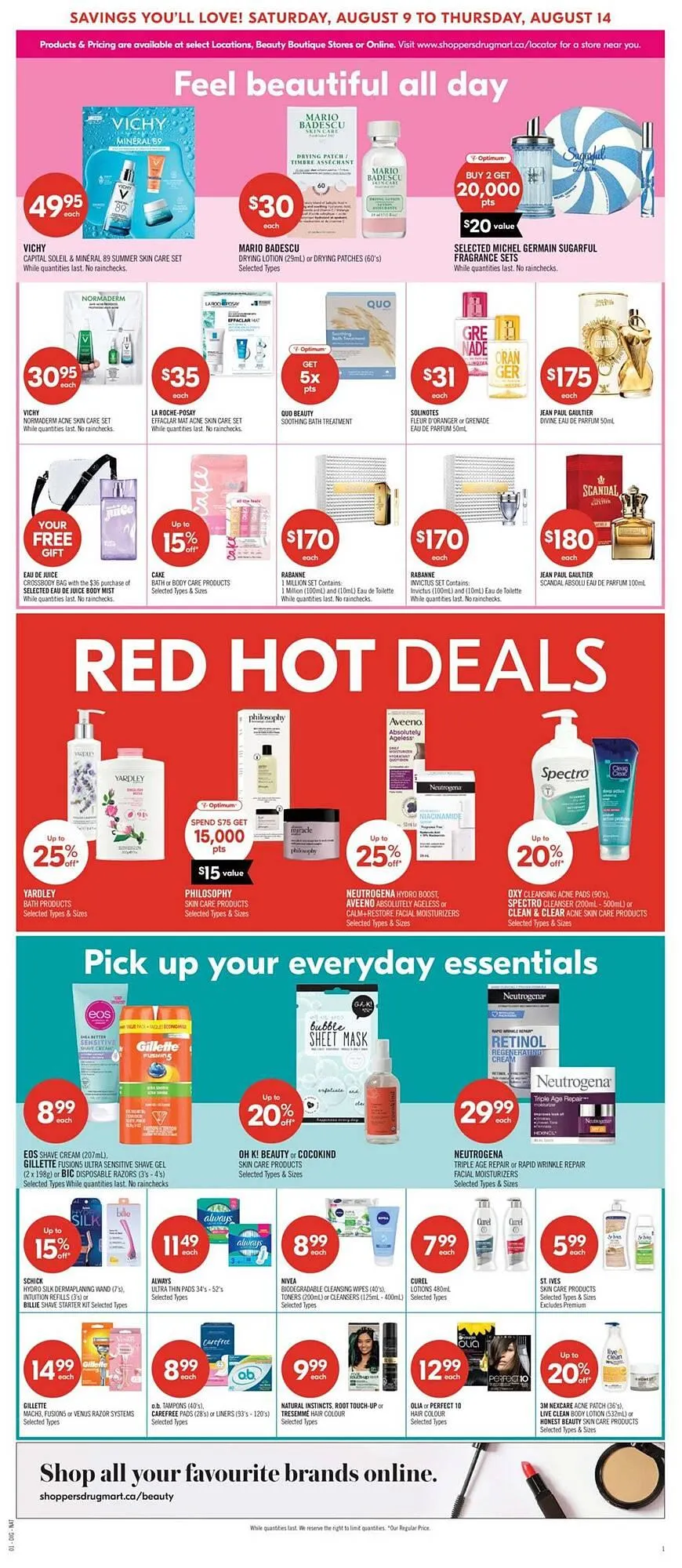Shoppers Drug Mart flyer from August 9 to August 14 2025 - flyer page 12