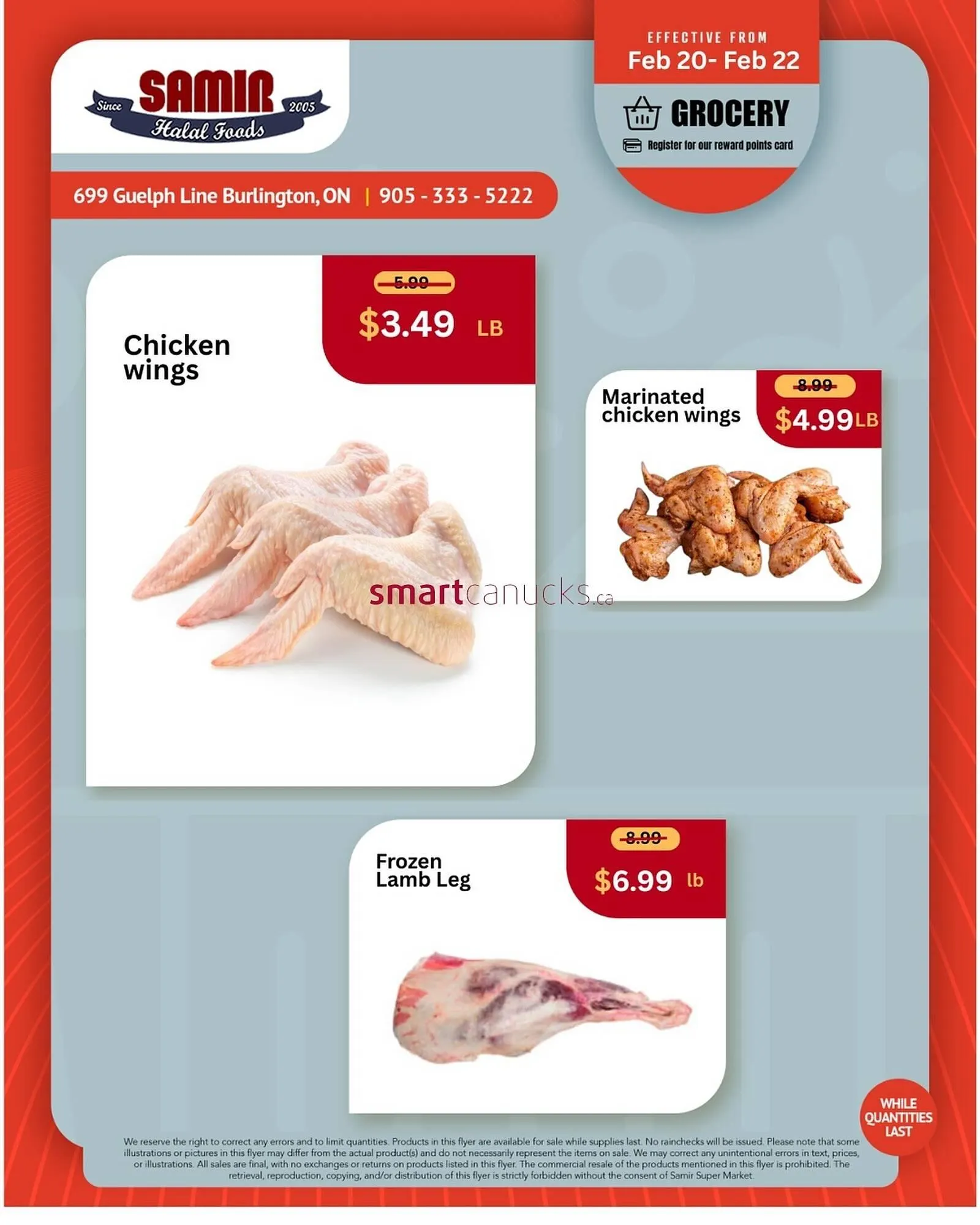 Samir Supermarket flyer from February 20 to February 22 2026 - flyer page 1