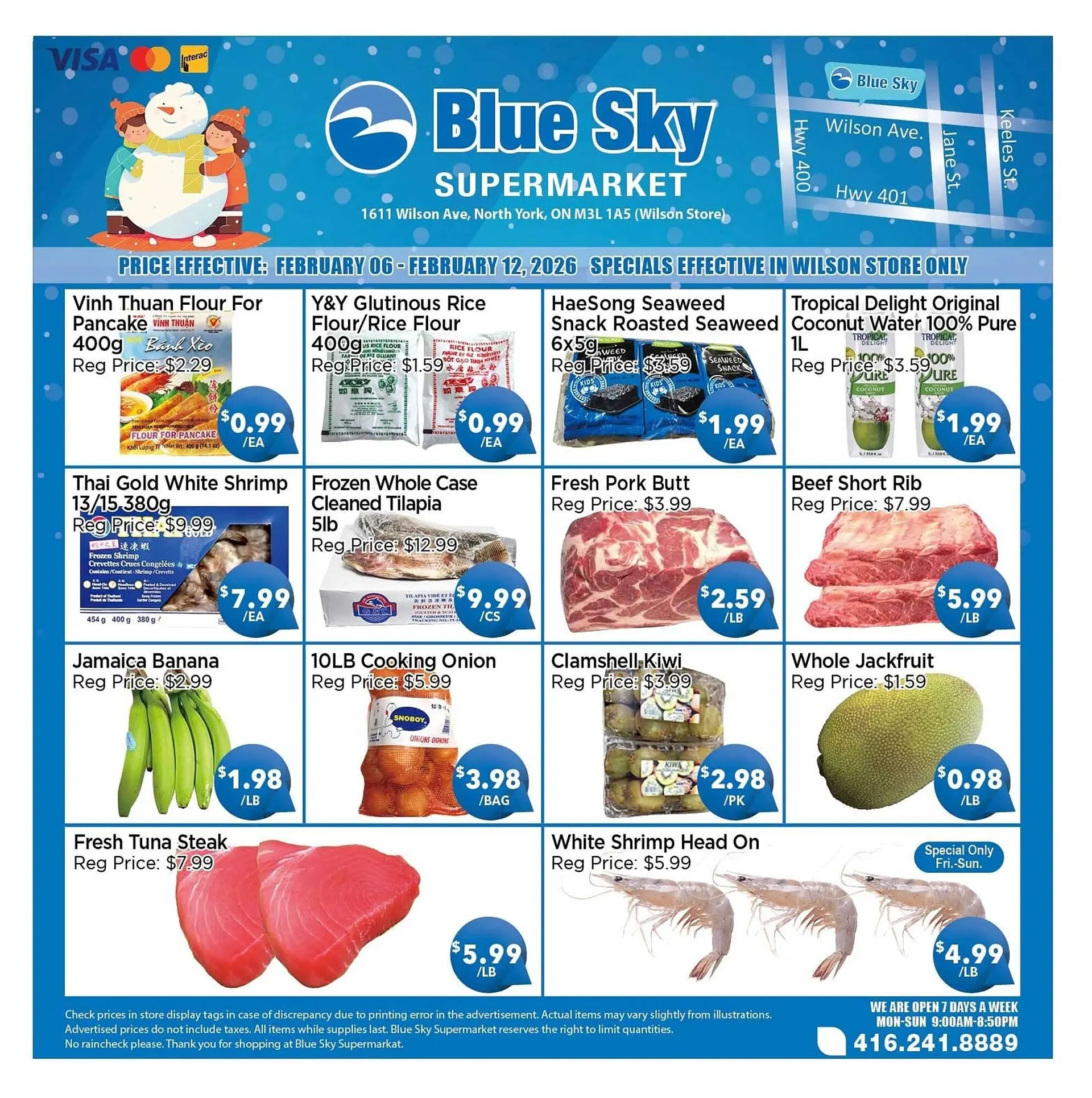 Blue Sky Supermarket flyer - 1