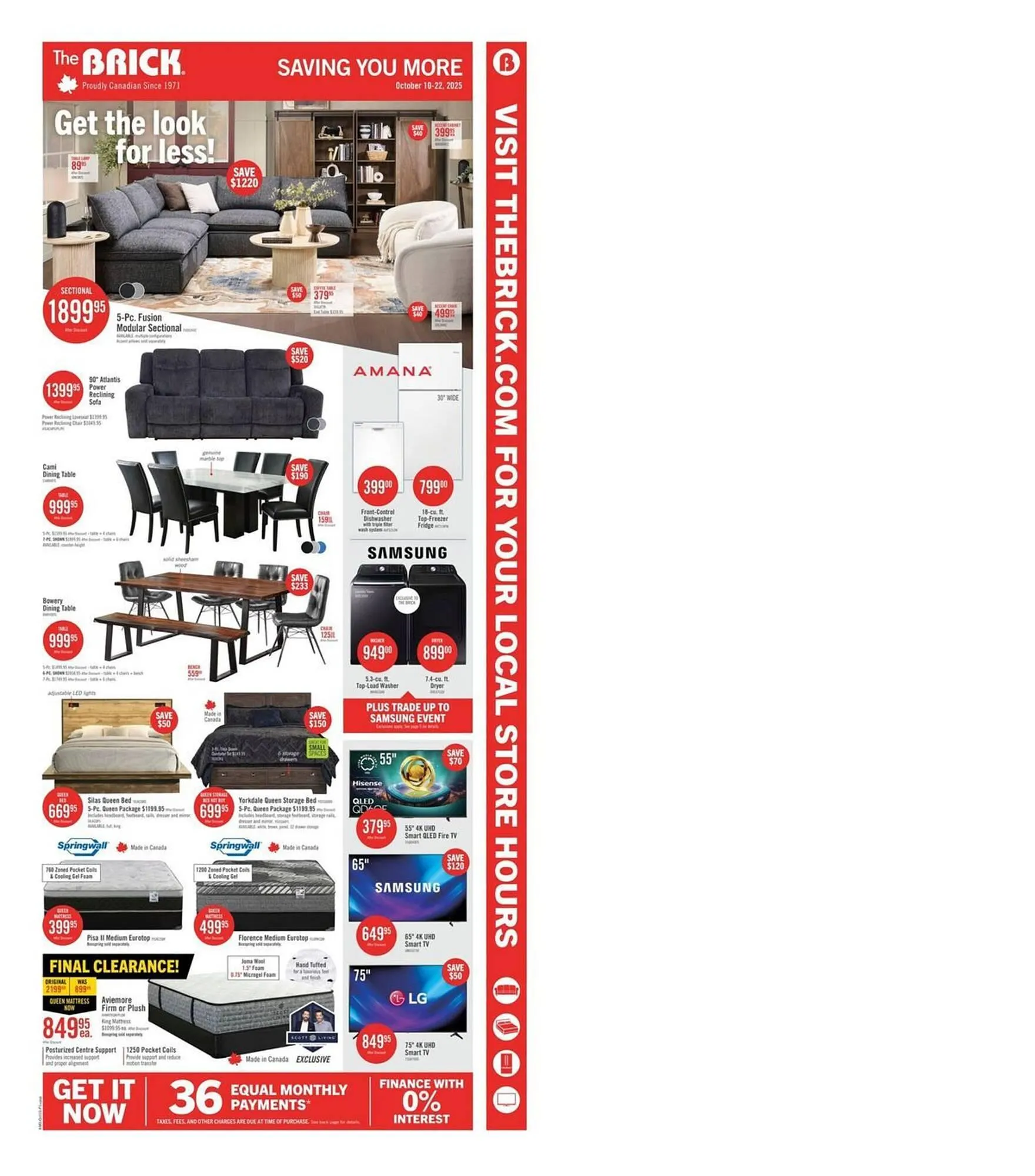 The Brick flyer from October 10 to October 13 2025 - flyer page 3