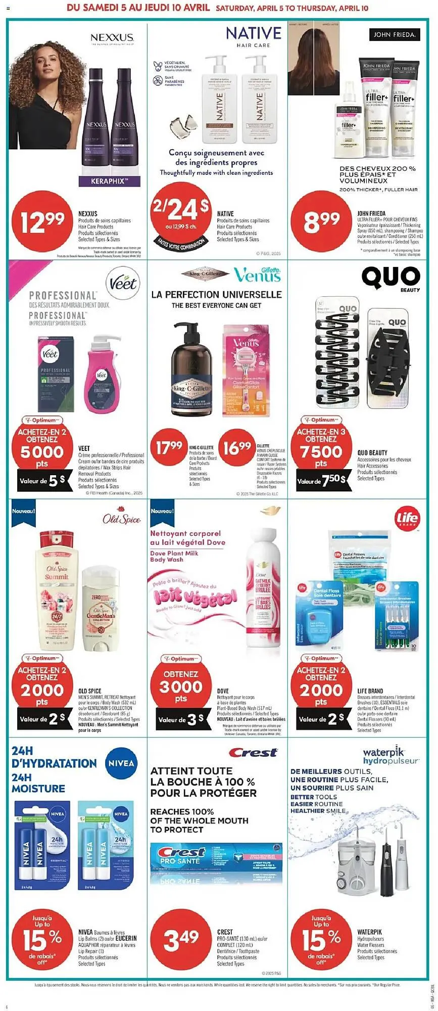 Pharmaprix flyer from April 5 to April 10 2025 - flyer page 9