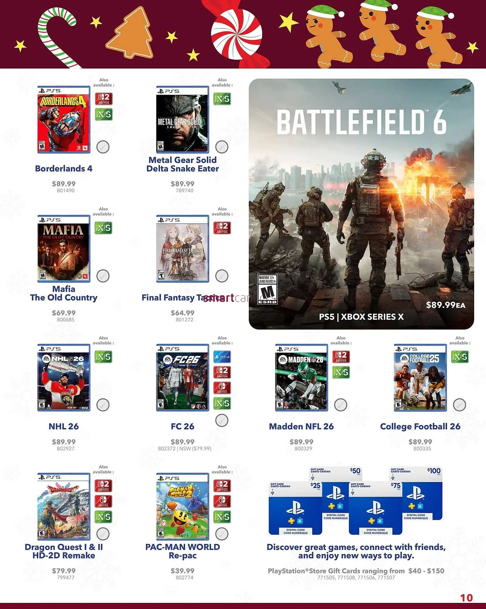 EB Games flyer from November 1 to December 24 2025 - flyer page 11