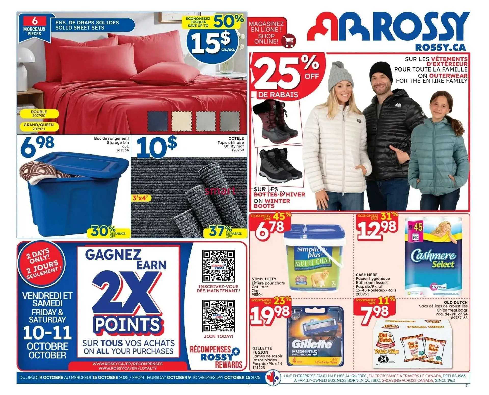 Rossy flyer from October 9 to October 15 2025 - flyer page 1