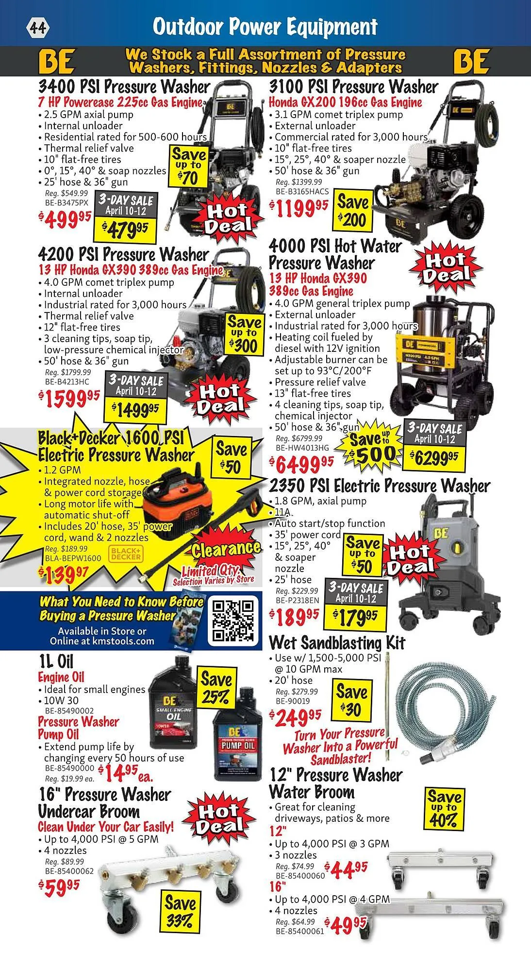 KMS Tools flyer from April 1 to April 30 2025 - flyer page 44