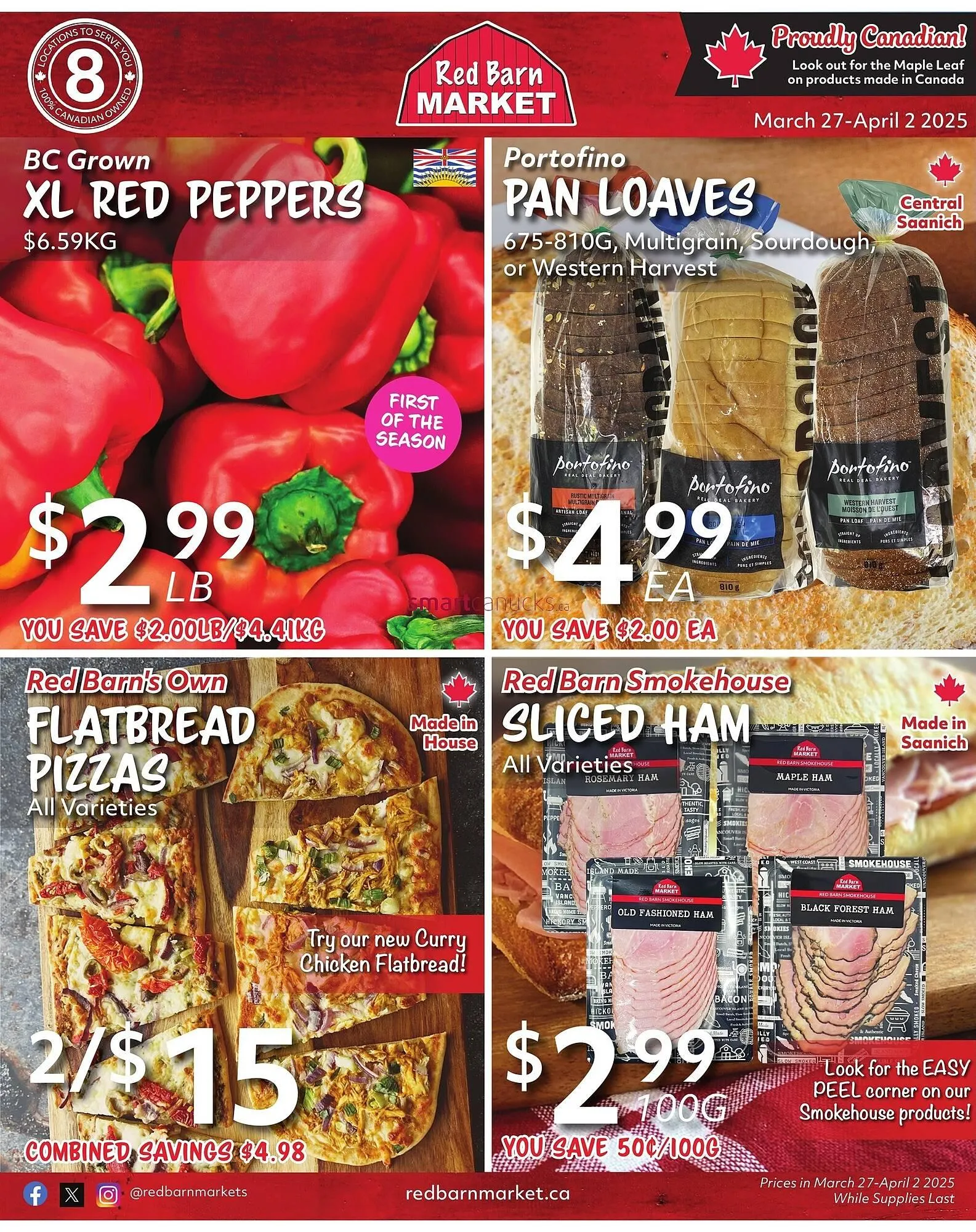 Red Barn Market flyer - 1