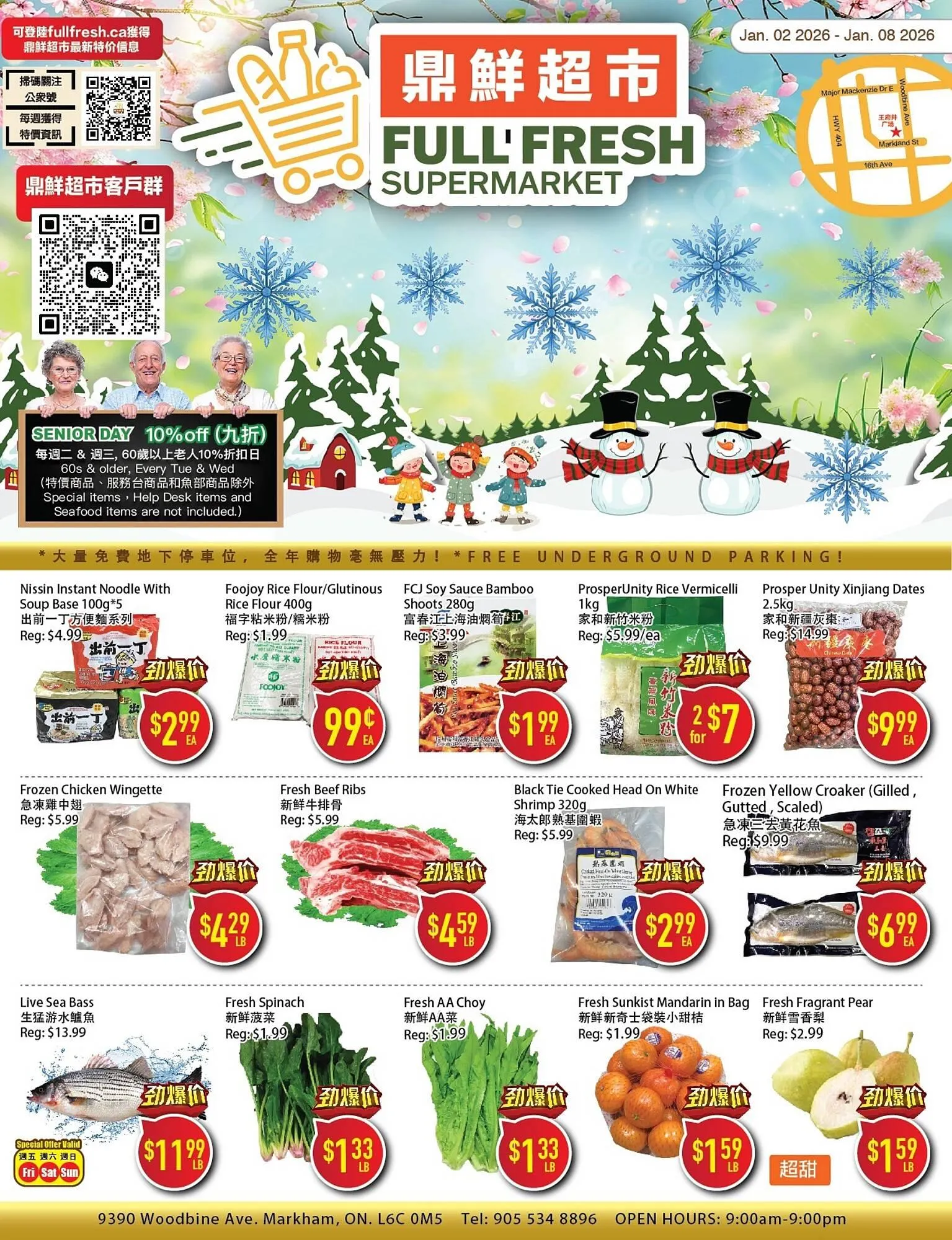Full Fresh Supermarket flyer from January 2 to January 8 2026 - flyer page 1