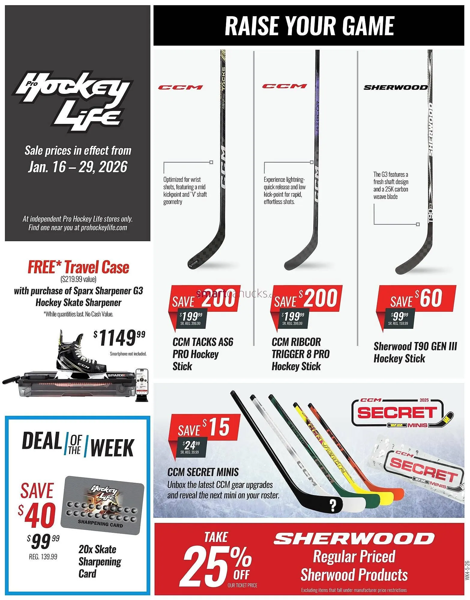 Hockey Life flyer from January 16 to January 29 2026 - flyer page 1