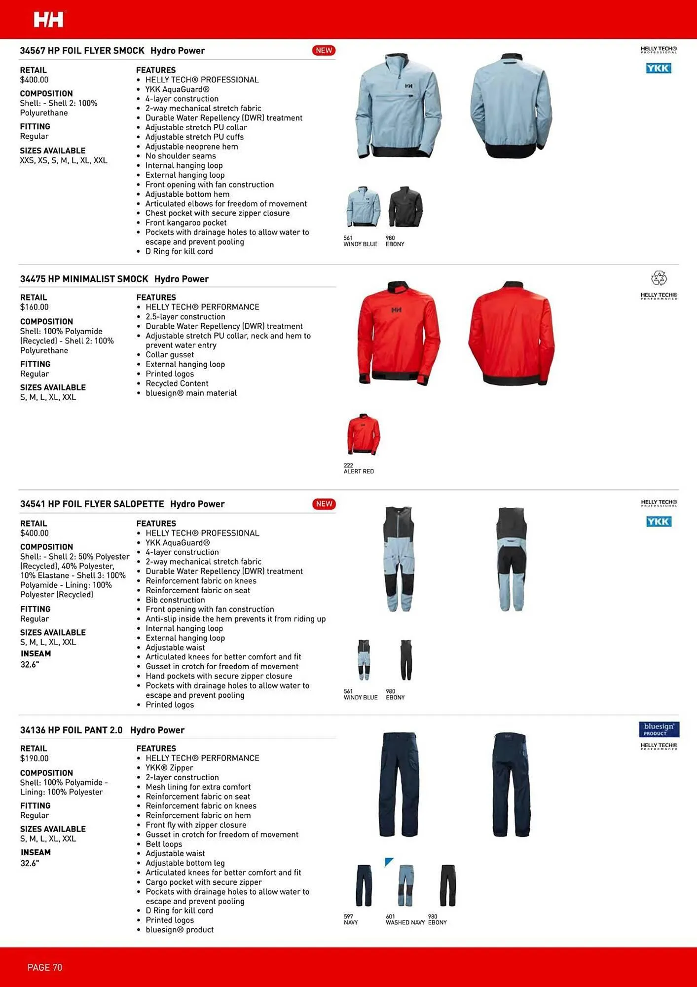 Helly Hansen flyer from March 12 to May 31 2026 - flyer page 70