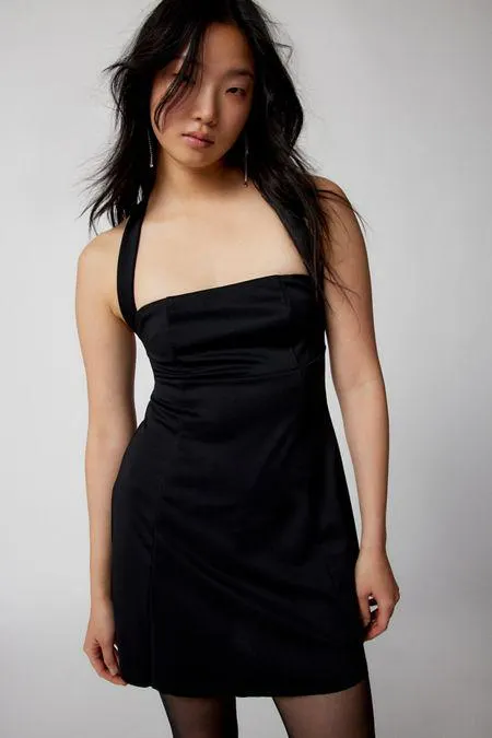 UO Tibby Strappy-Back Mini Dress