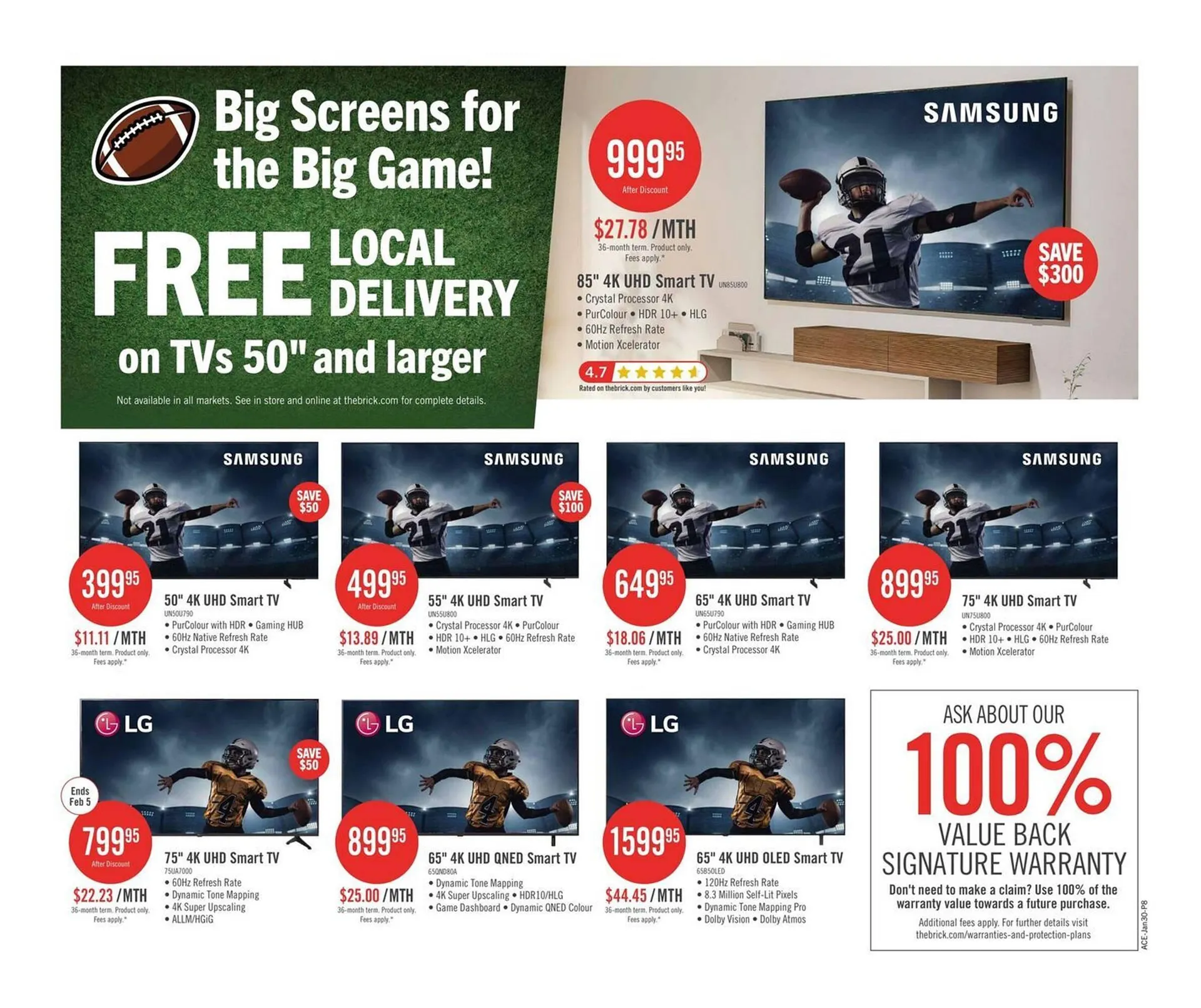 The Brick flyer from January 29 to February 9 2026 - flyer page 19