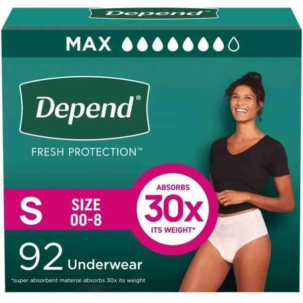 Depend Women's Maximum Absorbency Underwear