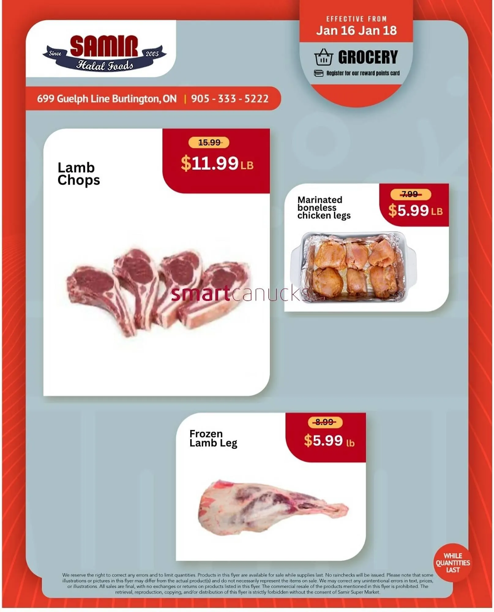 Samir Supermarket flyer from January 16 to January 18 2026 - flyer page 1