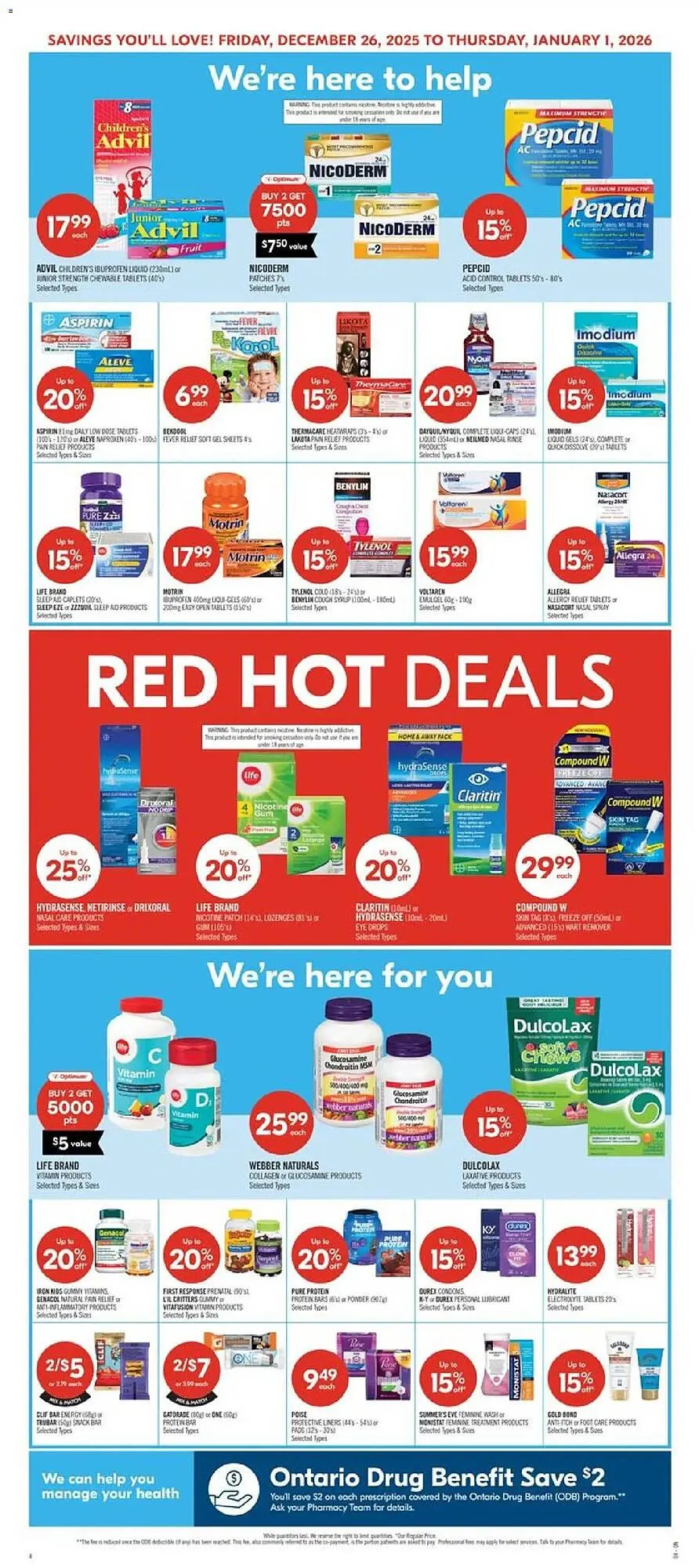 Shoppers Drug Mart flyer from December 26 to January 1 2026 - flyer page 8