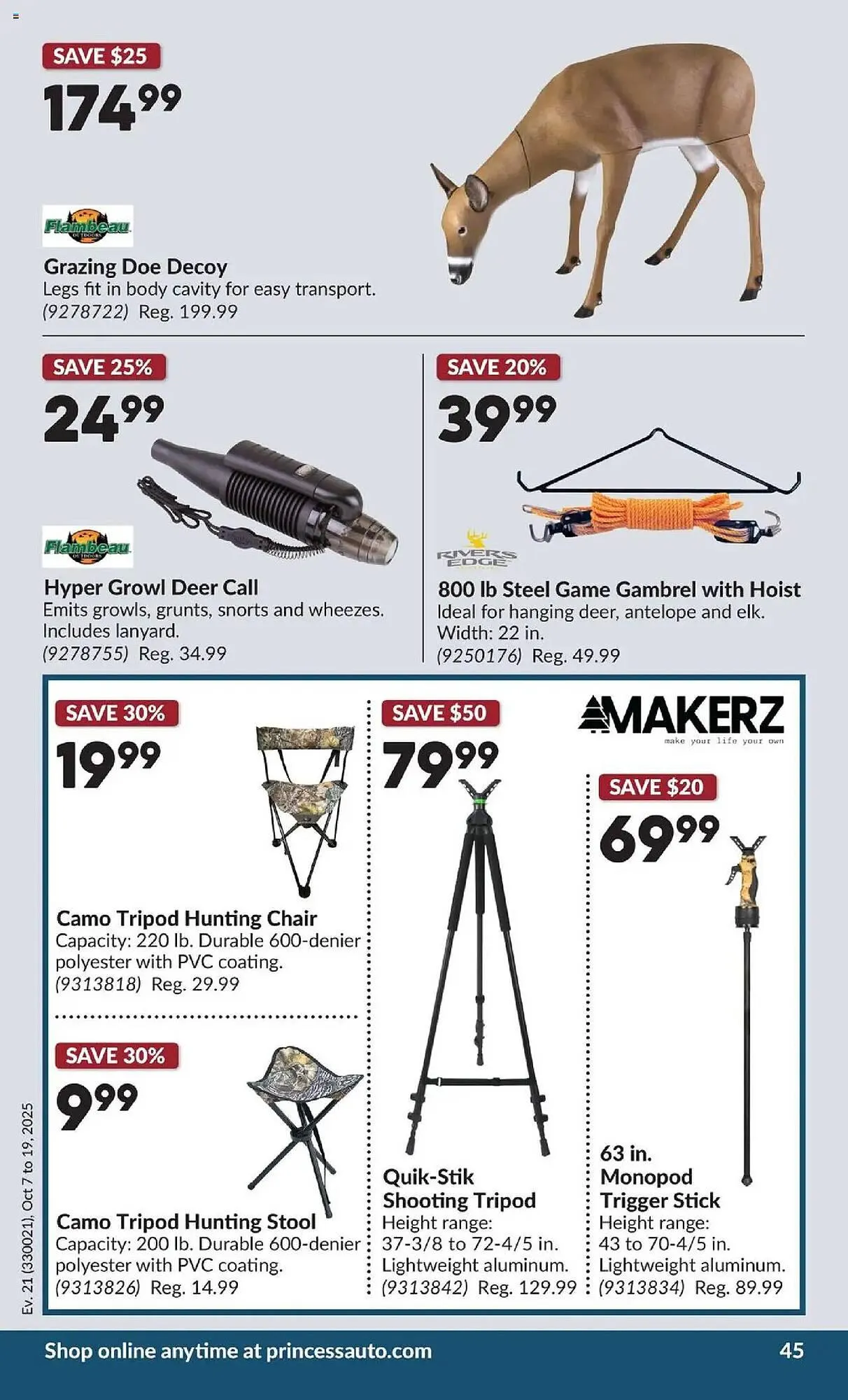 Princess Auto flyer from October 7 to October 20 2025 - flyer page 51
