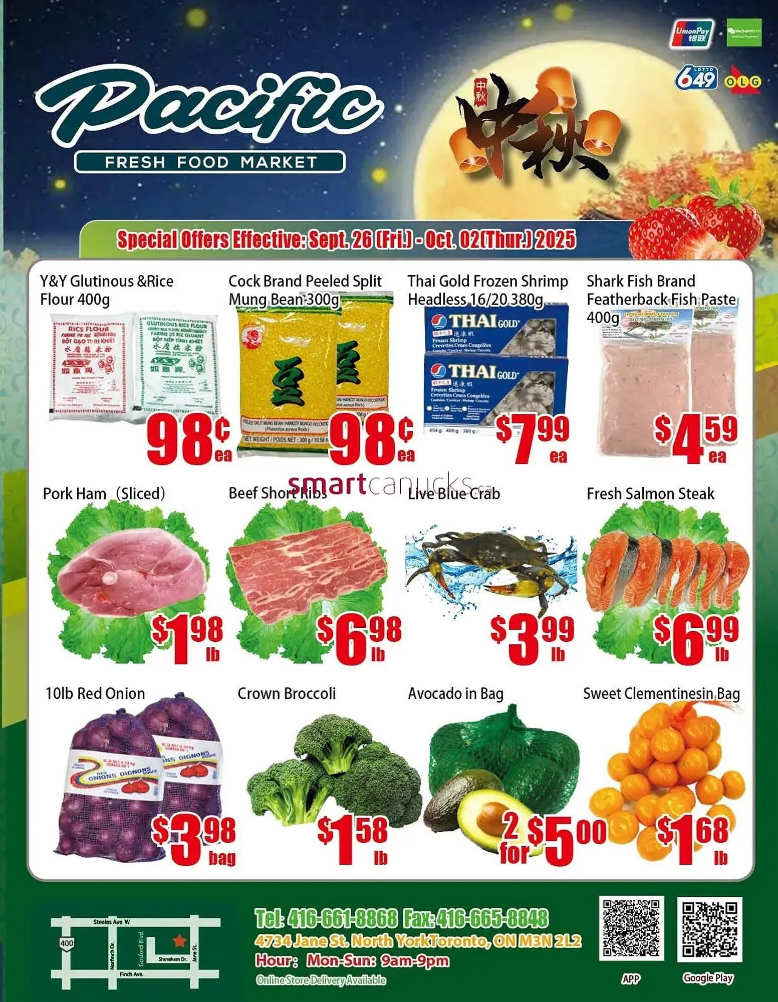 New Pacific Supermarket flyer from September 26 to October 2 2025 - flyer page 1