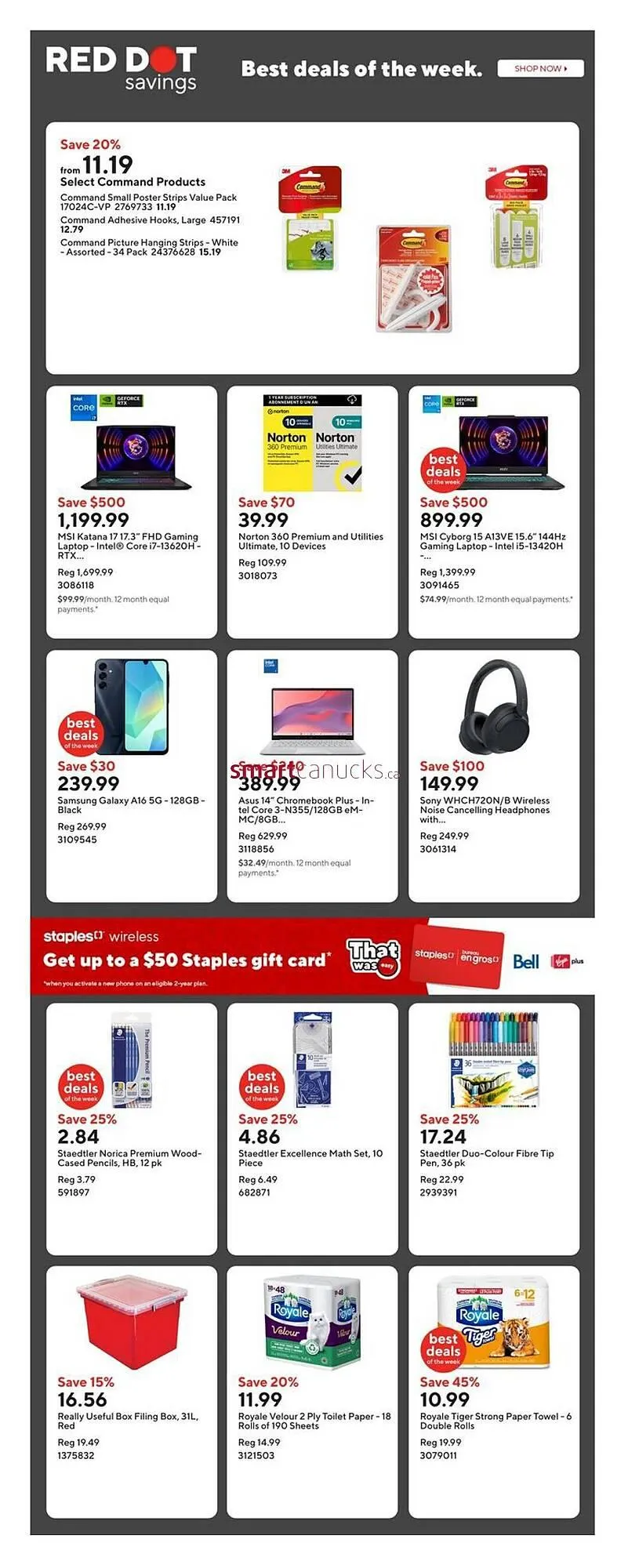 Staples flyer from September 5 to September 11 2025 - flyer page 2