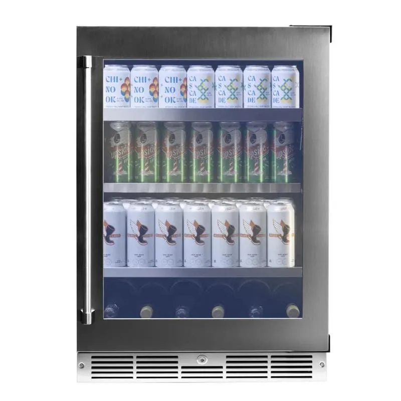 SILHOUETTE Centre de boissons encastré 24″ Inox 24" - SPRBC052D3SS