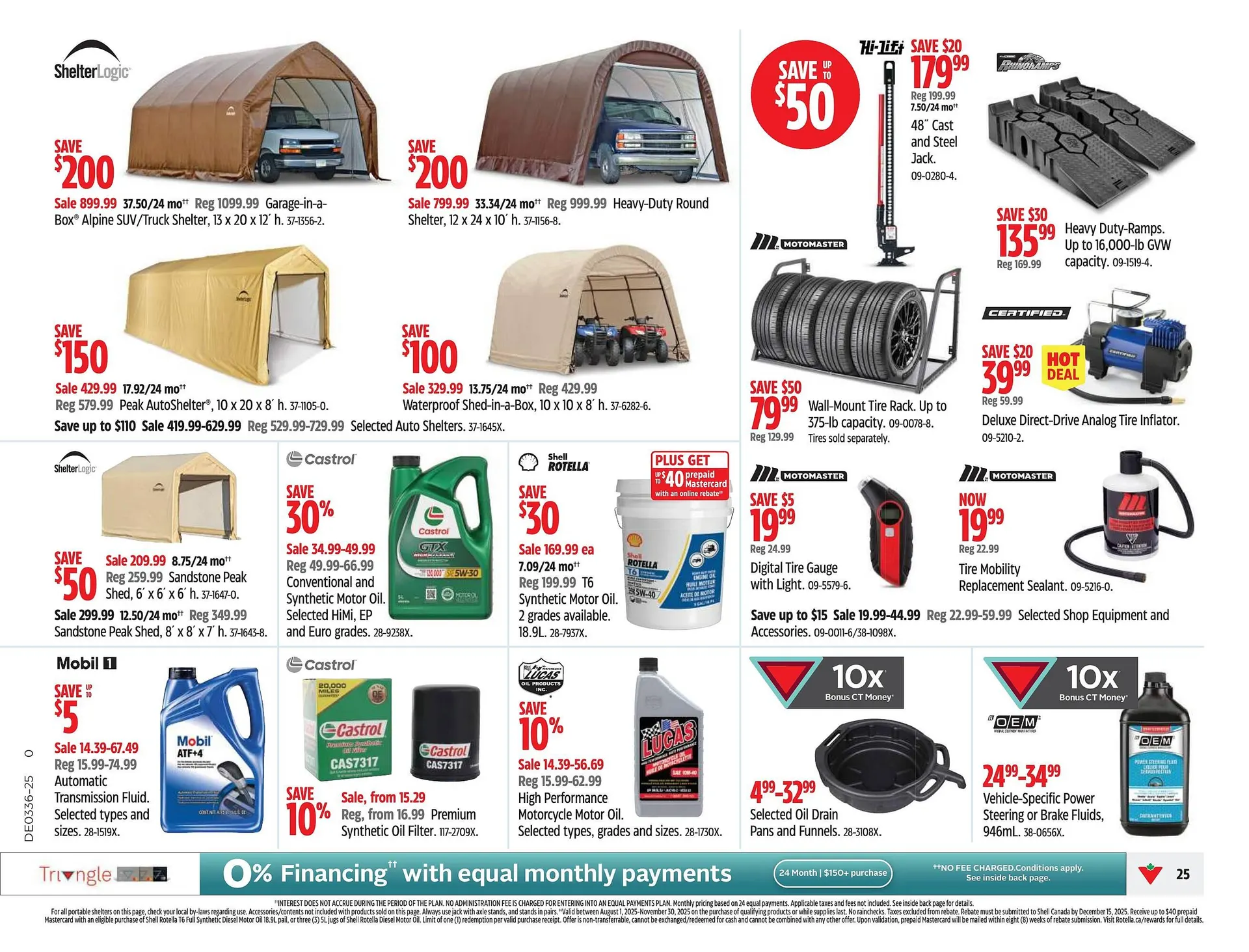 Canadian Tire flyer from August 28 to September 3 2025 - flyer page 25