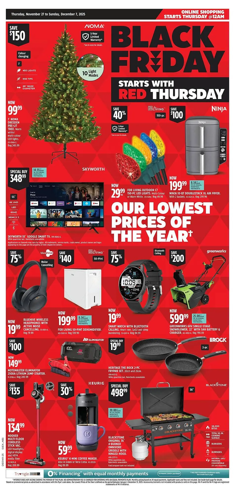 Canadian Tire flyer from November 24 to December 28 2025 - flyer page 1