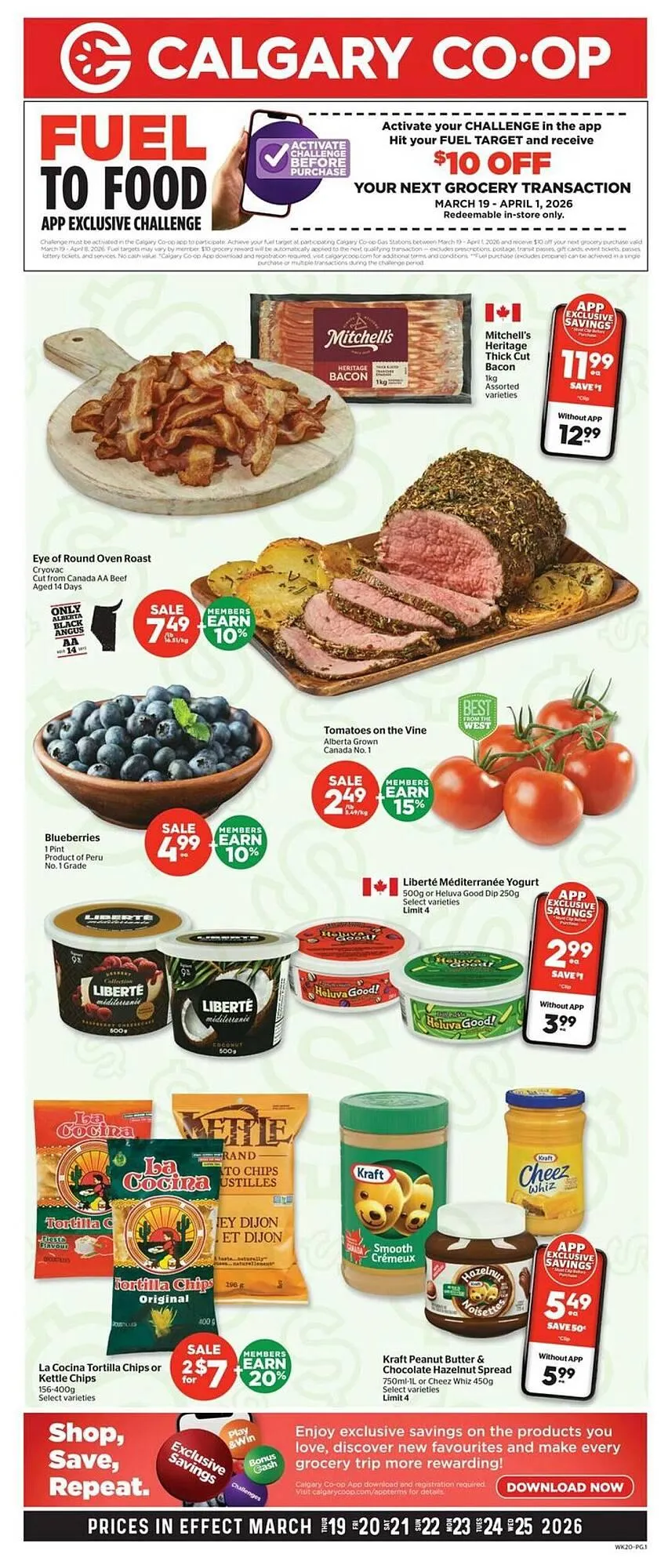 Calgary Co-op flyer from March 19 to March 25 2026 - flyer page 1
