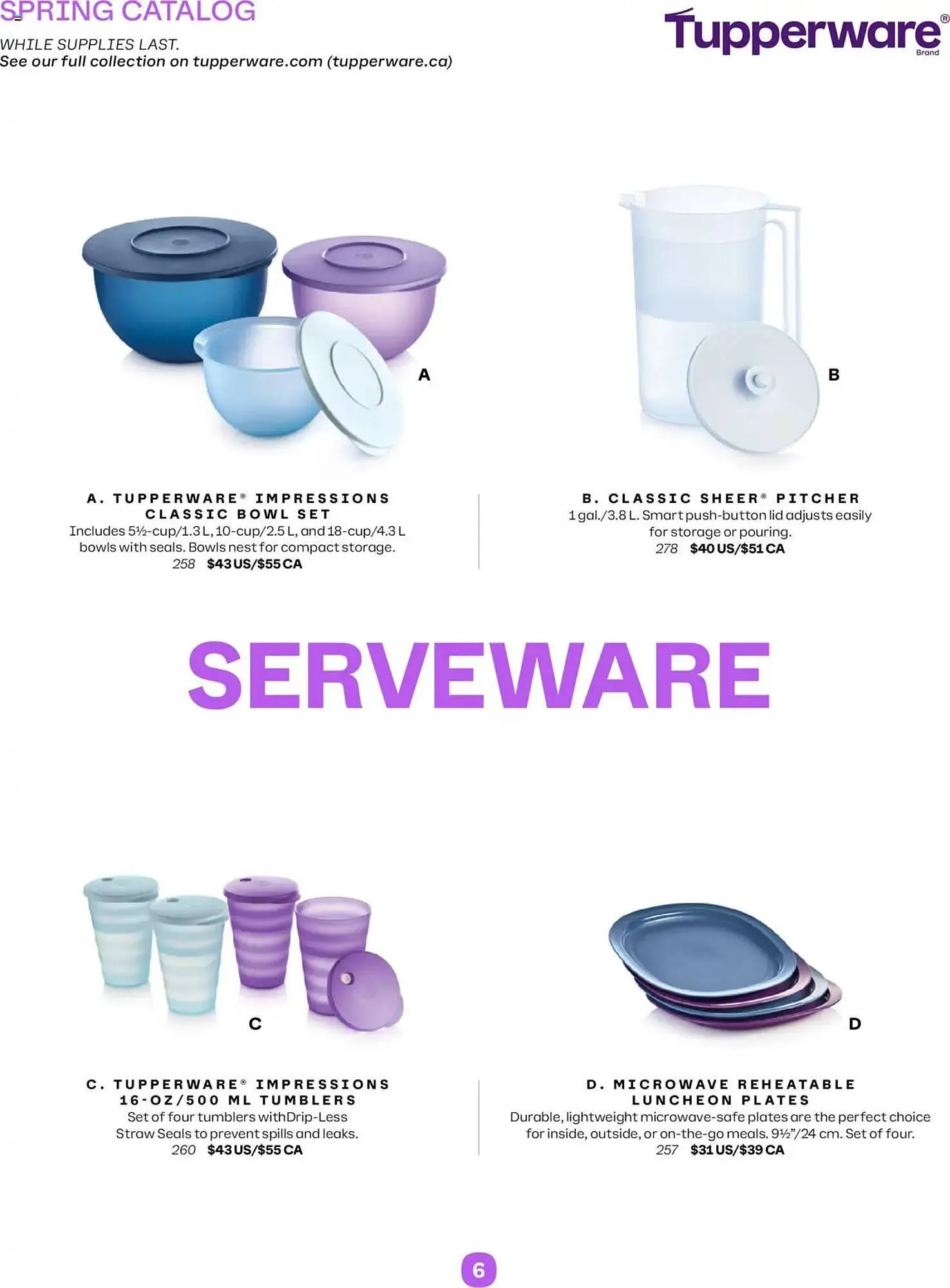 Tupperware flyer from April 1 to June 30 2025 - flyer page 6