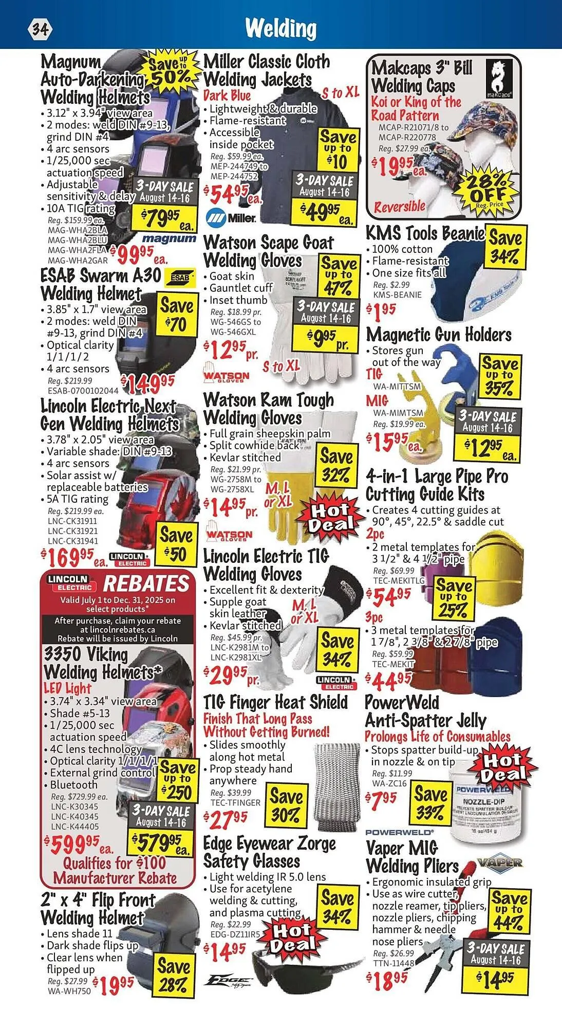 KMS Tools flyer from August 1 to August 8 2025 - flyer page 34