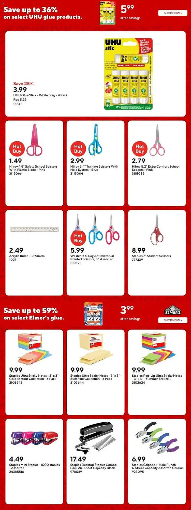 Staples flyer from August 1 to August 8 2025 - flyer page 6