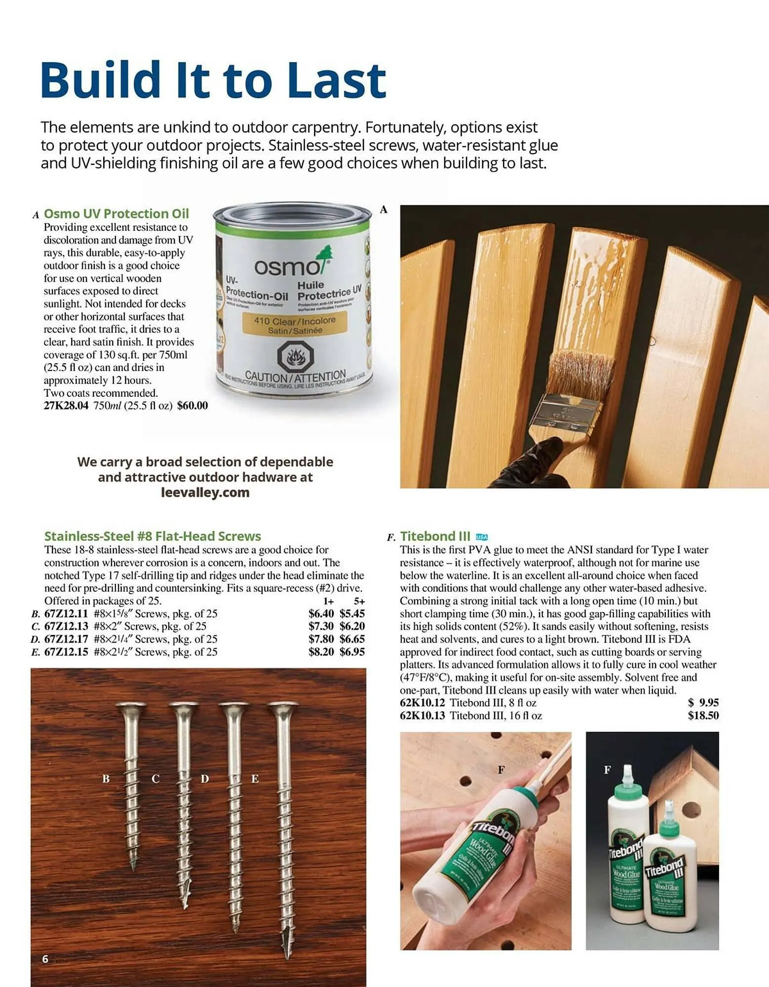 Lee Valley Tools flyer from July 8 to August 31 2025 - flyer page 6
