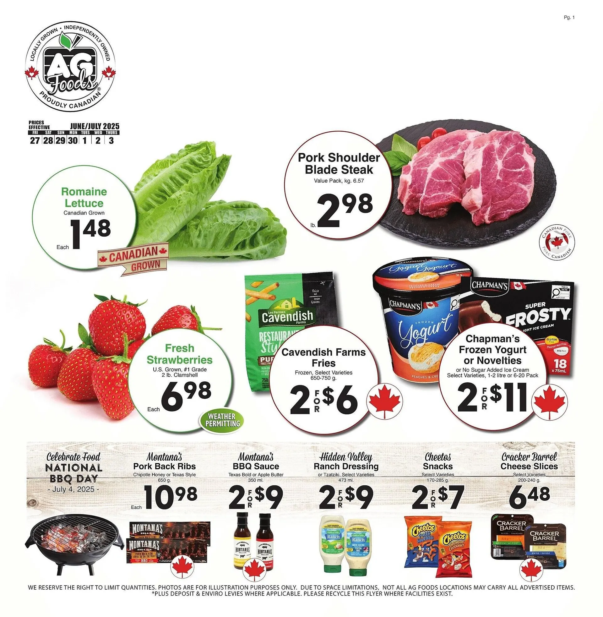 AG Foods flyer - 1