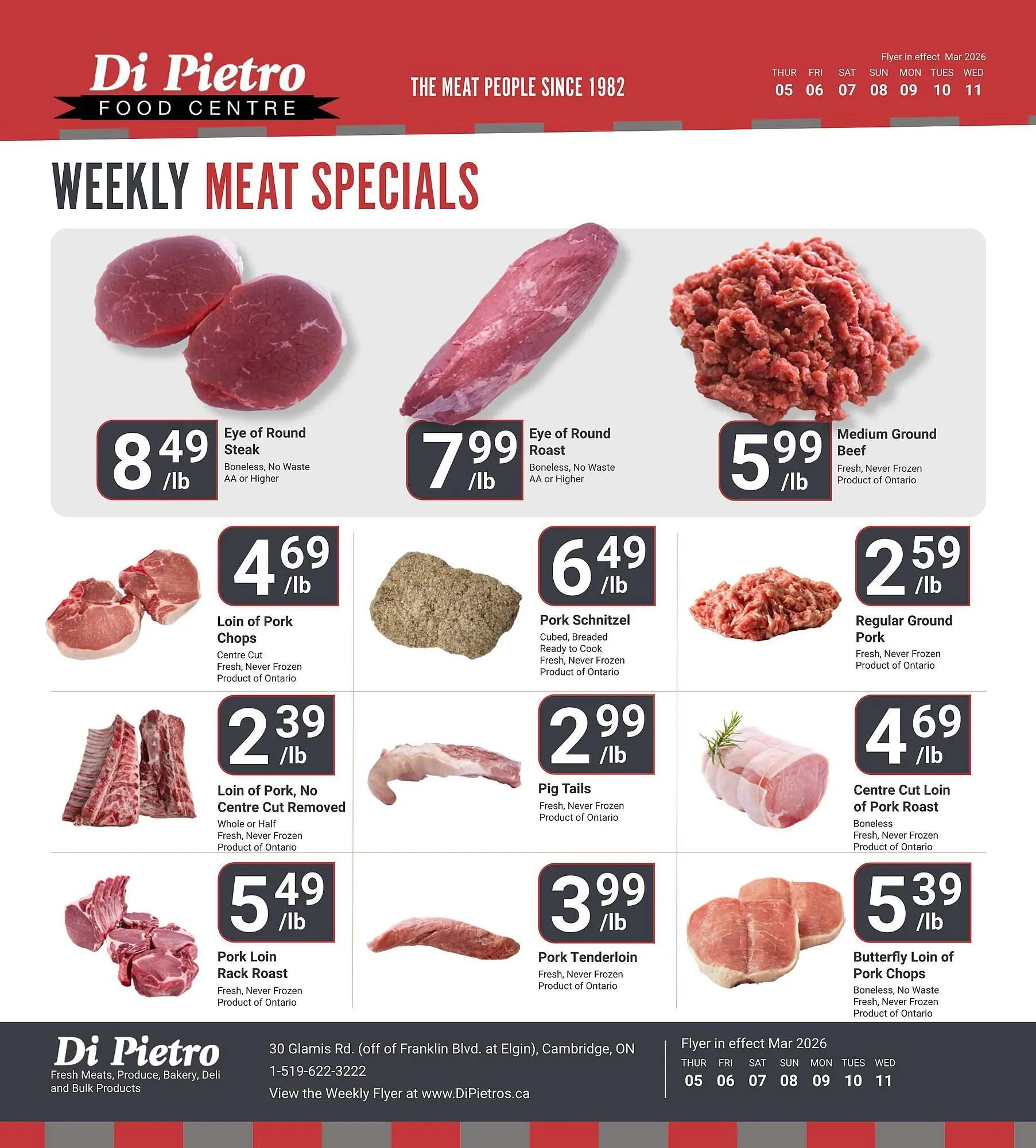 Di Pietro flyer from March 5 to March 11 2026 - flyer page 2