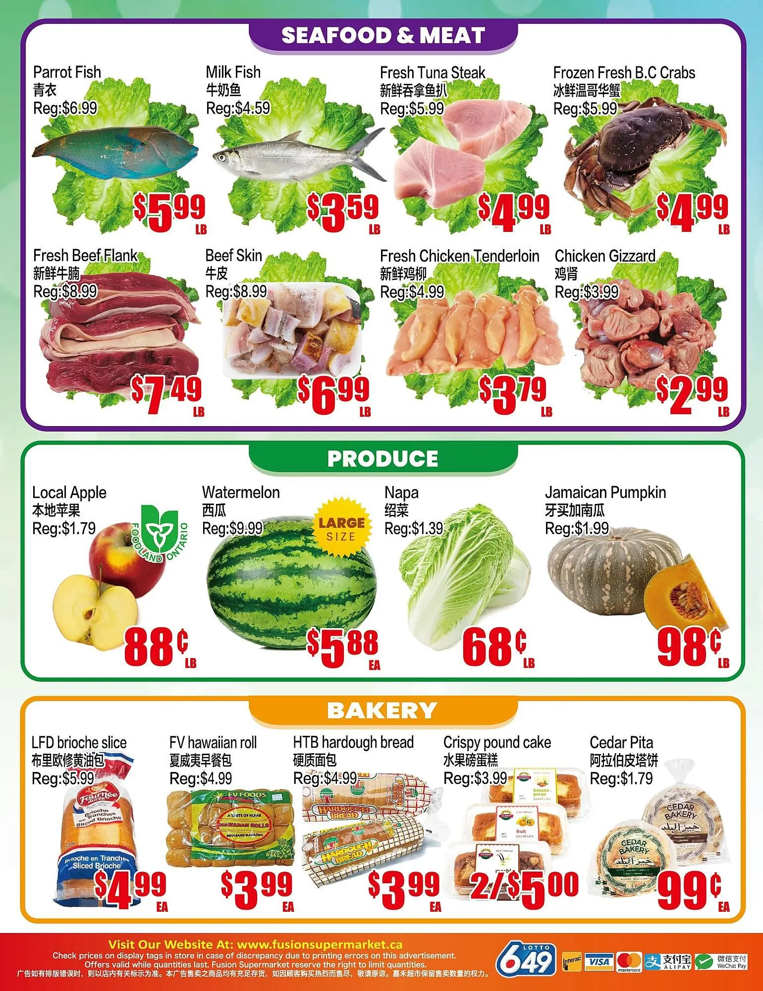 Fusion Supermarket flyer from October 10 to October 16 2025 - flyer page 4