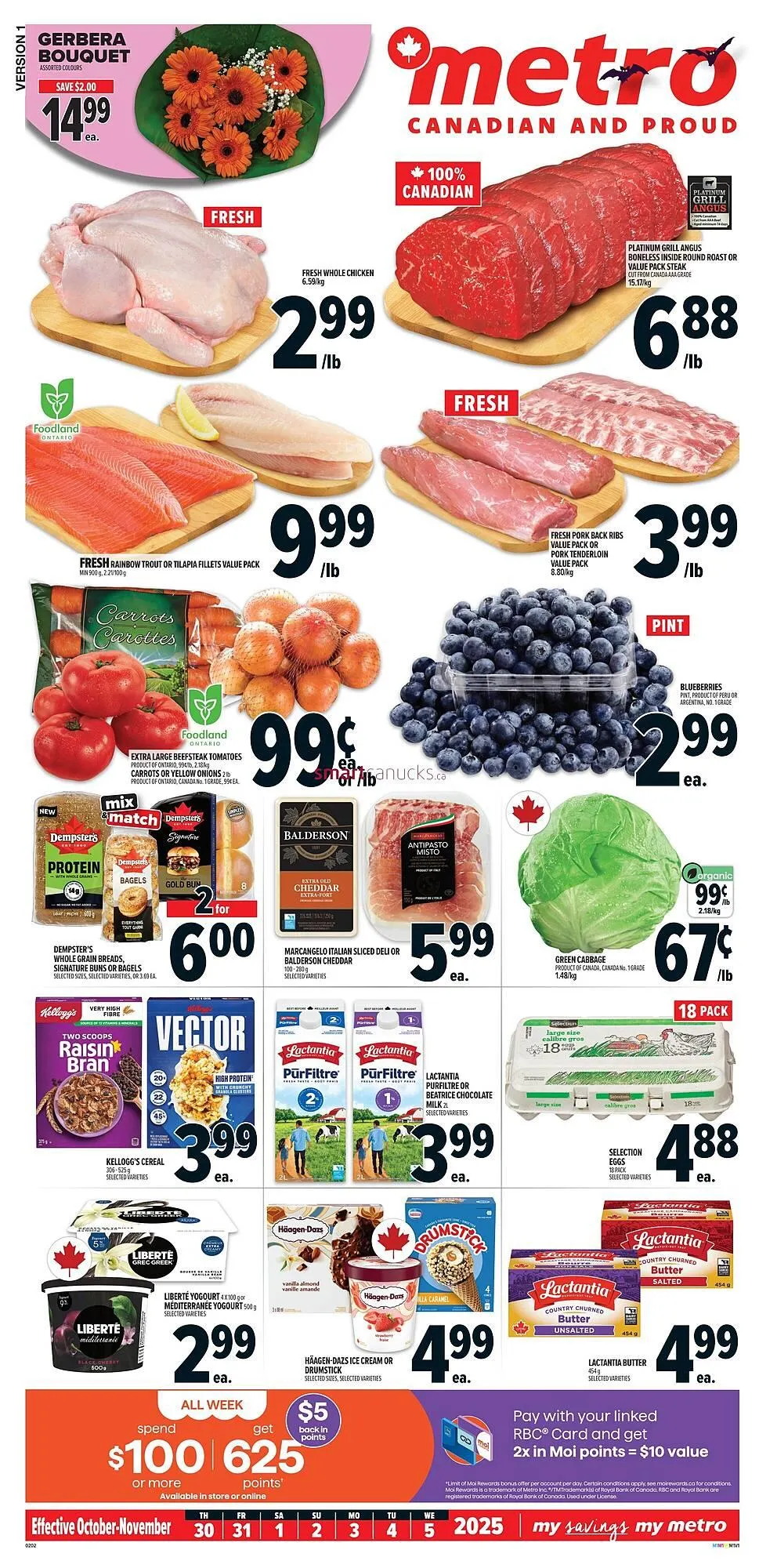 Metro flyer from October 30 to November 5 2025 - flyer page 2