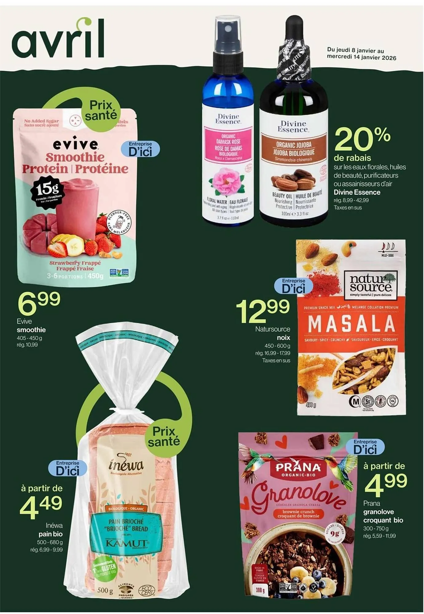 Avril flyer from January 8 to January 10 2026 - flyer page 2