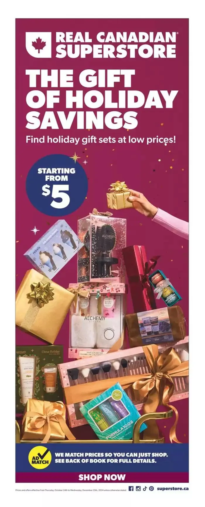 Our best offers for you from October 24 to December 25 2024 - flyer page 1