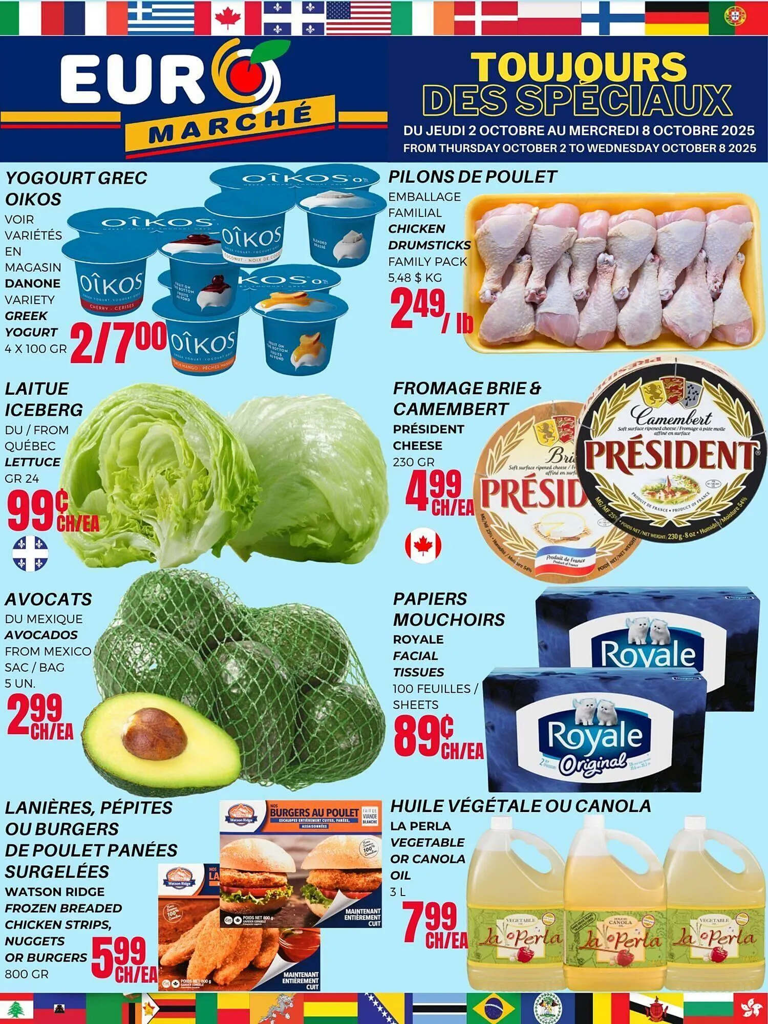 Euromarché flyer from October 2 to October 9 2025 - flyer page 1