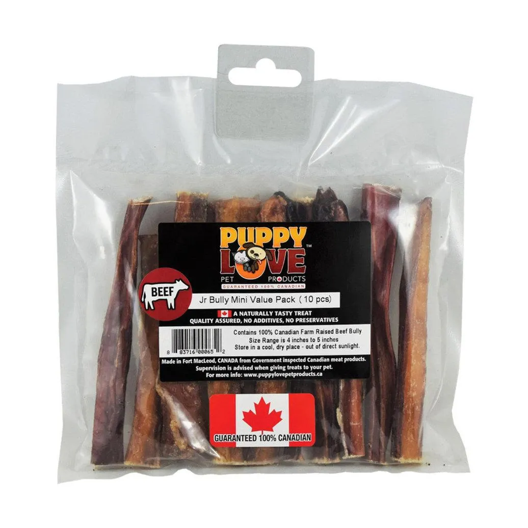 Puppy Love, Jr Bully Mini's - 10 Pk