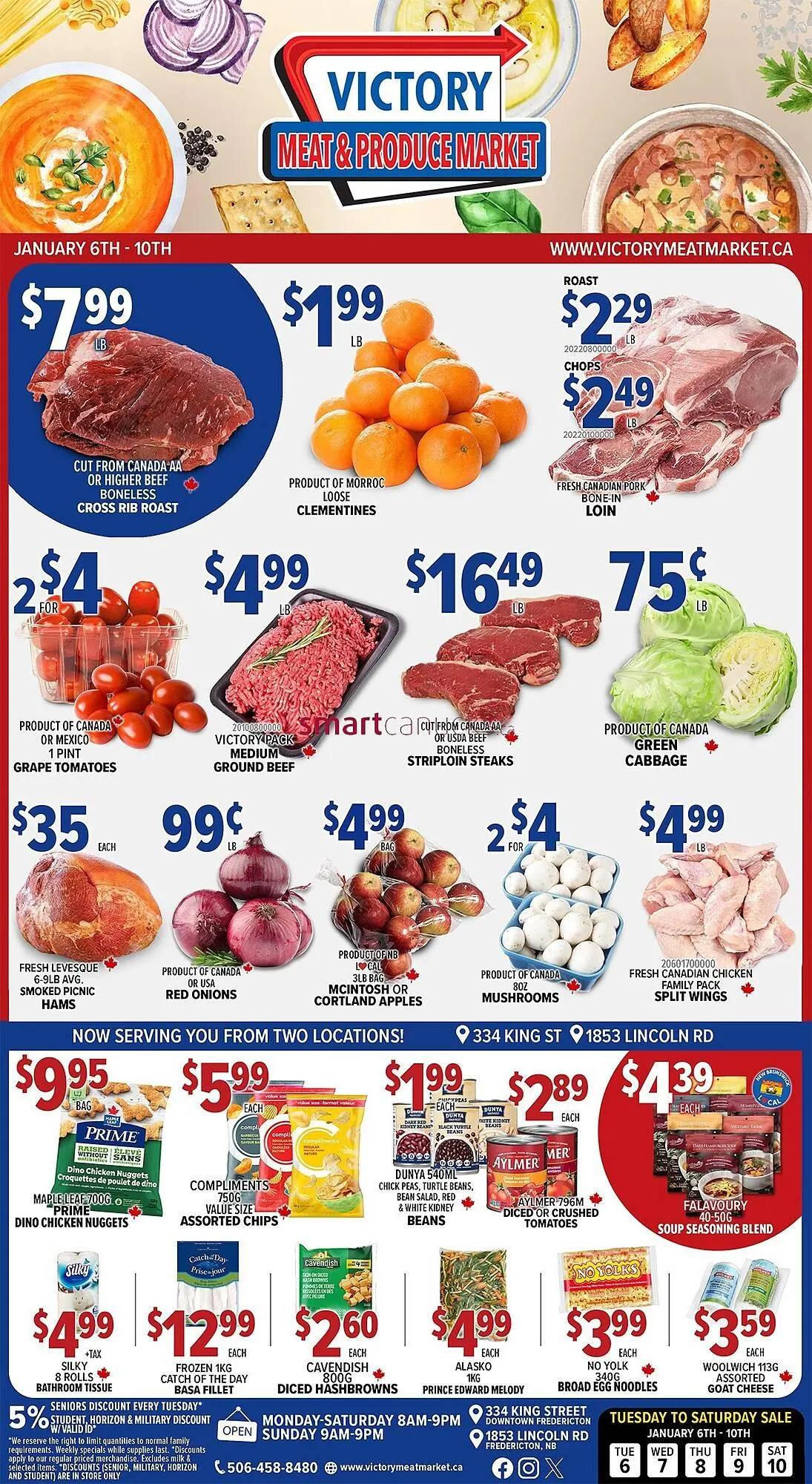 Victory Meat Market flyer from January 6 to January 10 2026 - flyer page 1
