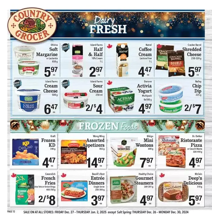 Great offer for all customers from December 26 to January 9 2025 - flyer page 12