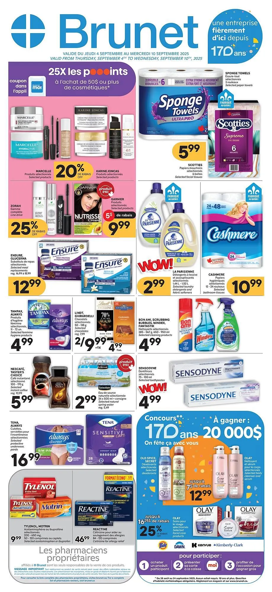 Brunet flyer from September 5 to September 11 2025 - flyer page 1